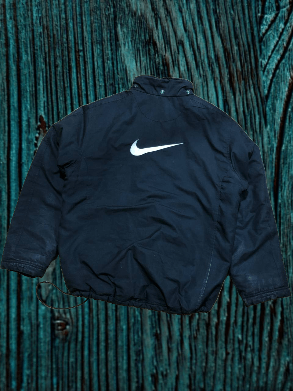Nike Vintage 1990s Nike Puffer Jacket Swoosh Winter Size US M / EU 48-50 / 2 - 1 Thumbnail