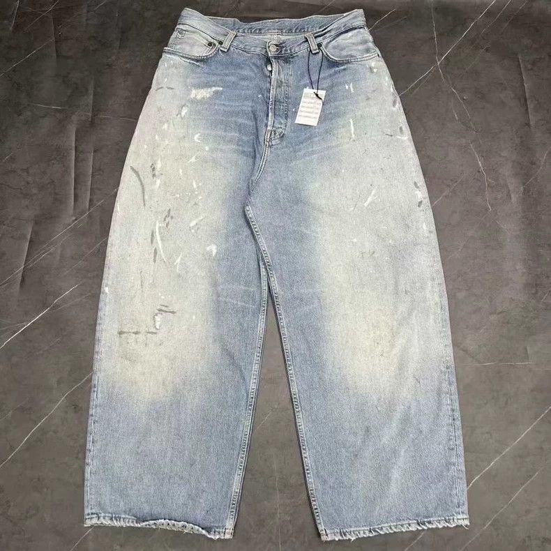 Acne Studios Acne Studios Wide-Leg Denim Jeans-yf Size US 32 / EU 48 - 1 Thumbnail