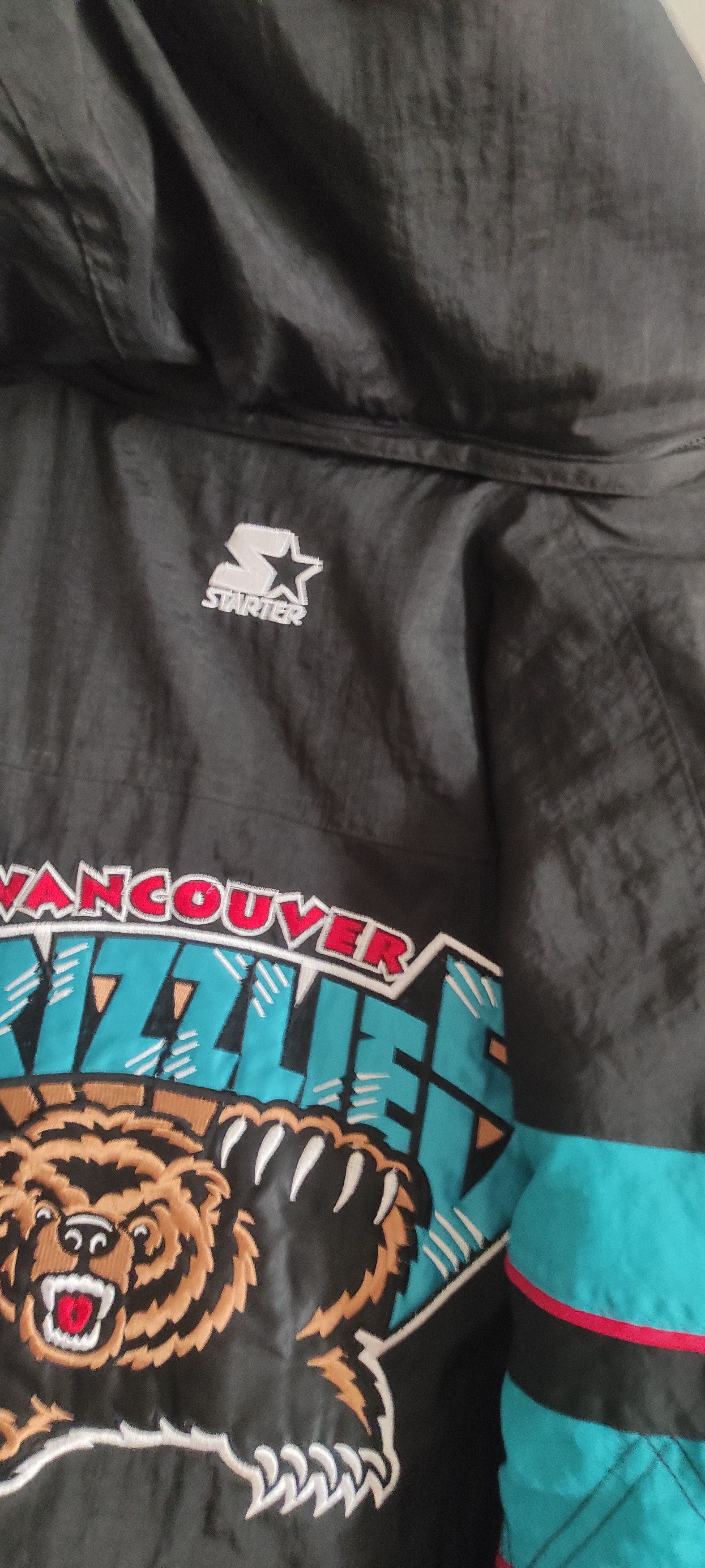 NBA × Starter × Vintage NBA Vancouver Grizzlies Starter Puffer Quarter Zip Jacket Size US M / EU 48-50 / 2 - 23 Thumbnail