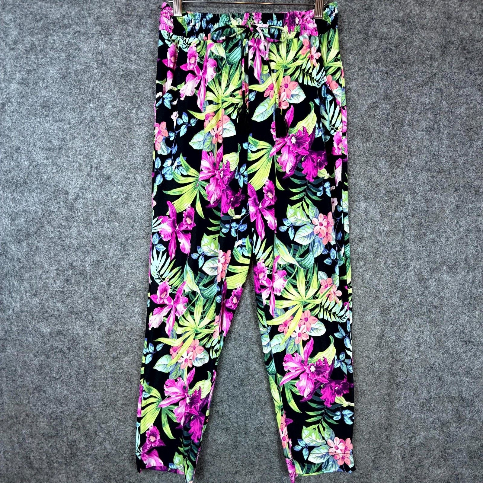 Tommy Bahama Tommy Bahama Joggers Womens Small Tropical Hawaiian Dopamine Size 26" / US 2 / IT 38 - 1 Thumbnail
