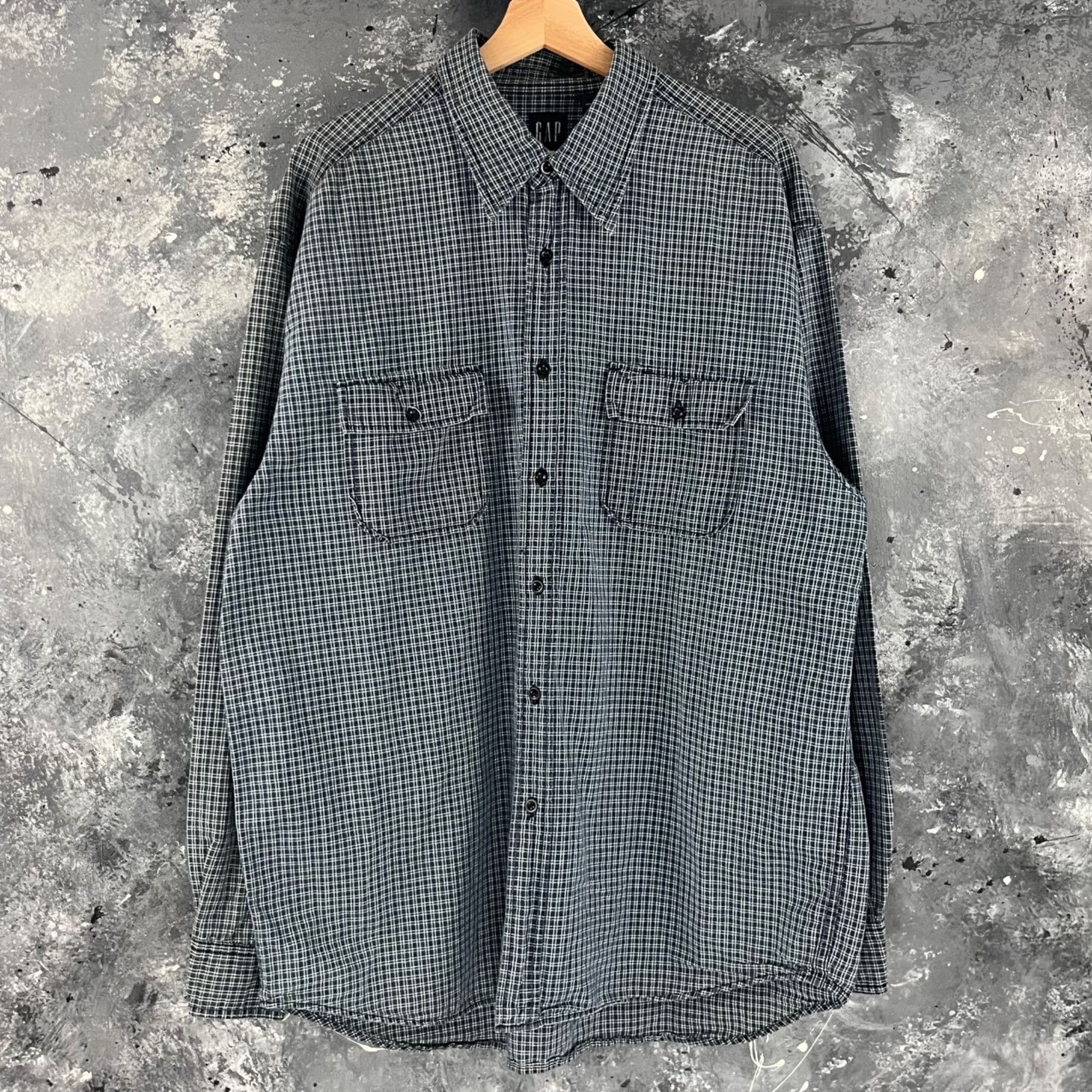 Gap × Vintage Vintage Y2K Gap button up shirt Size US XL / EU 56 / 4 - 1 Thumbnail