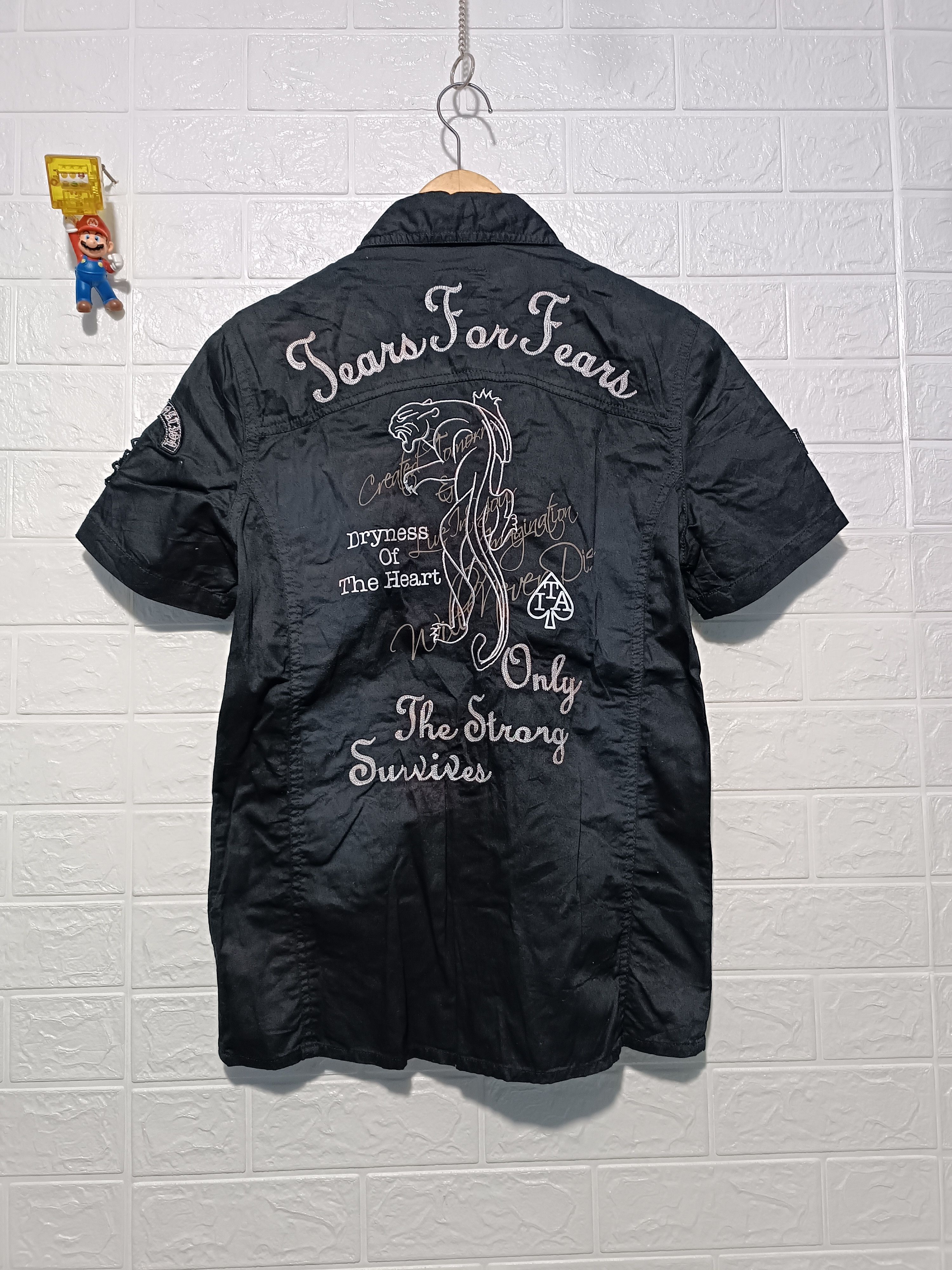 In The Attic Vintage In The Attic Short Sleeve Shirt Gothic Grunge Style Size US M / EU 48-50 / 2 - 6 Thumbnail