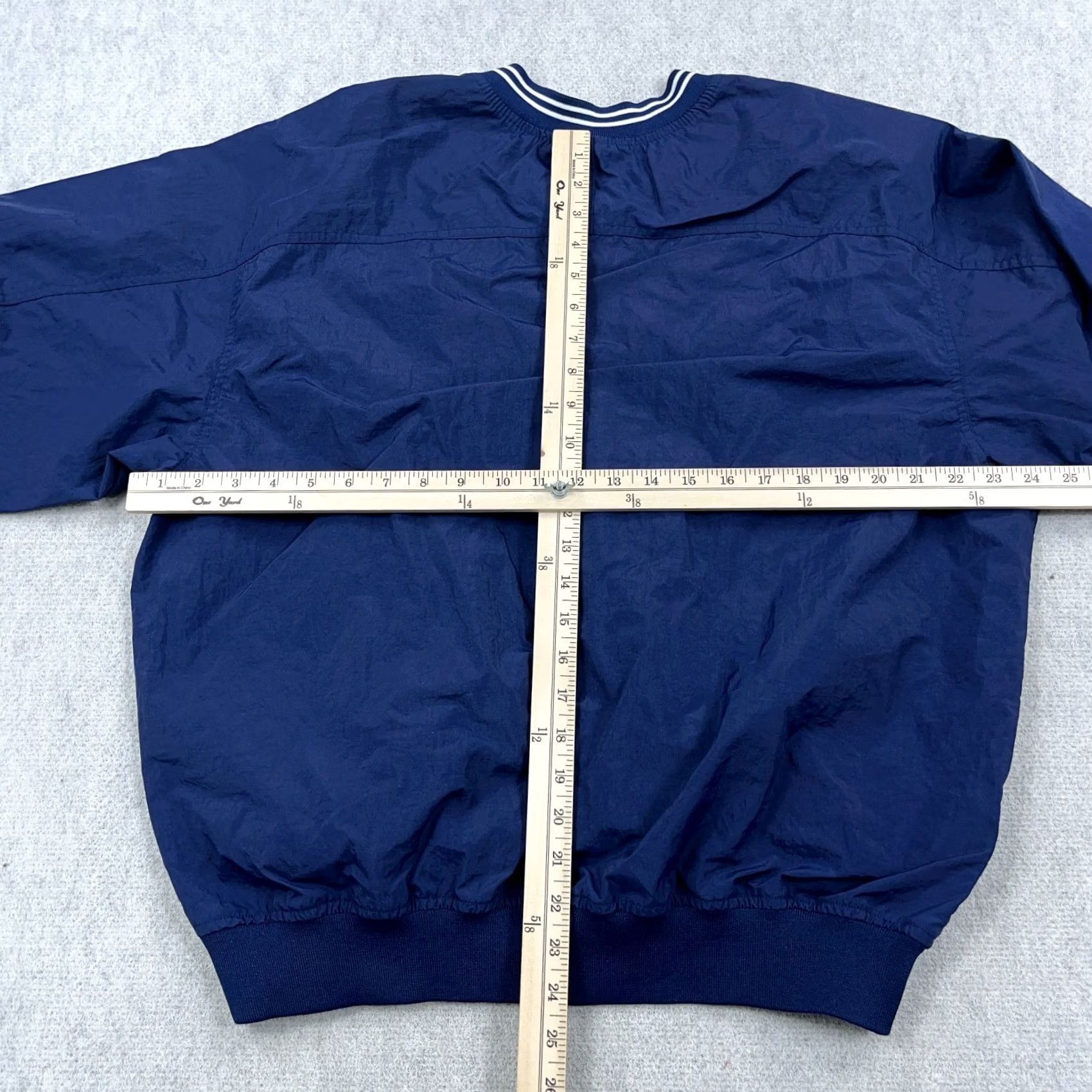 Nike Vintage Nike Jacket Men Large Blue Pullover Windbreaker Center Swoosh 90s Unline Size US L / EU 52-54 / 3 - 6 Thumbnail