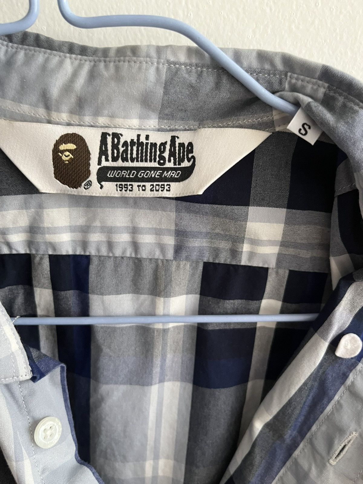 Bape Bape Flannel short sleeve shirt Size US S / EU 44-46 / 1 - 9 Thumbnail