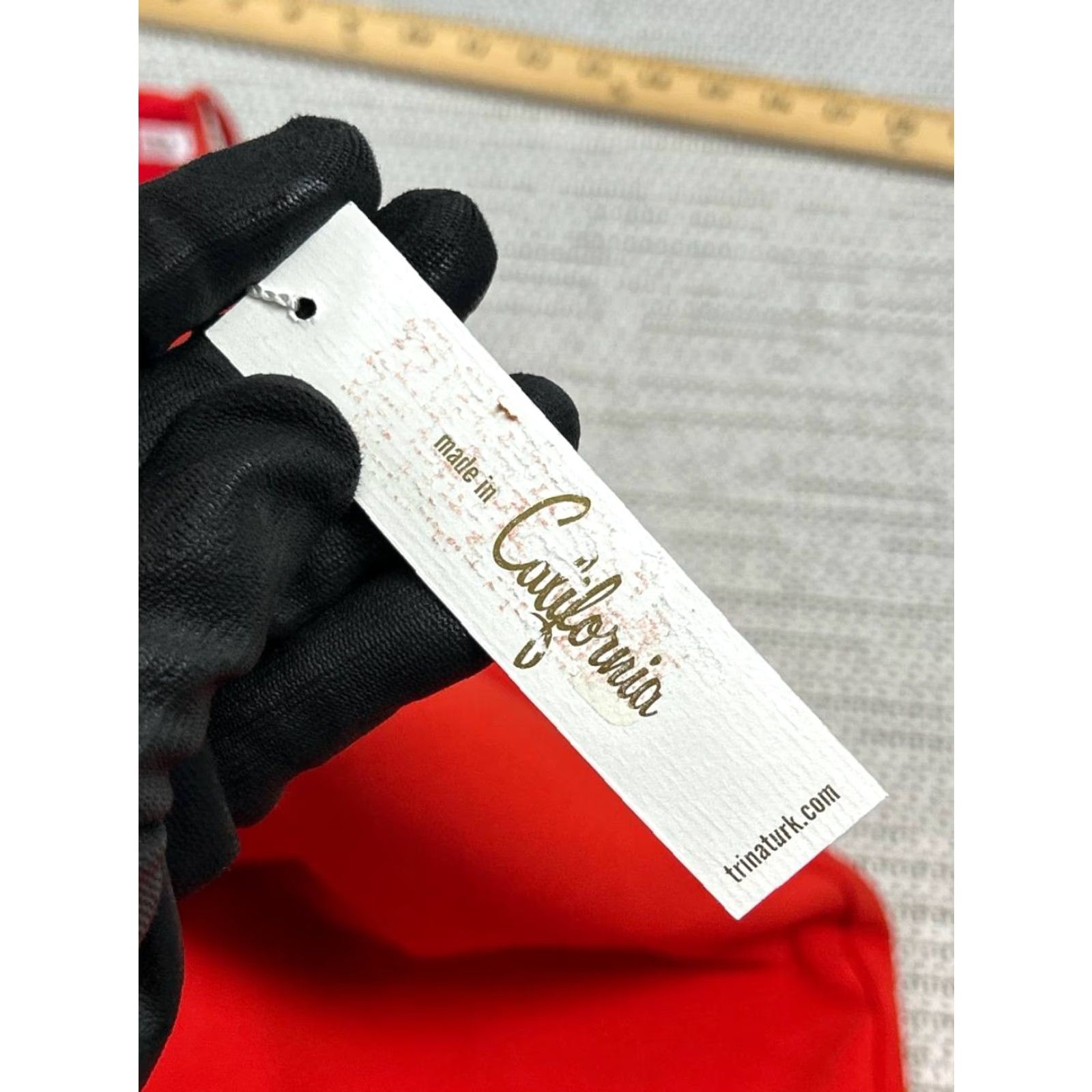 Trina Turk Trina Turk Dress Pants Womens 6 Red Stretch Mid Rise Skinny Leg Business New Dress Pants Slim Modern Casual Size 24" / US 00 / IT 34 - 7 Thumbnail