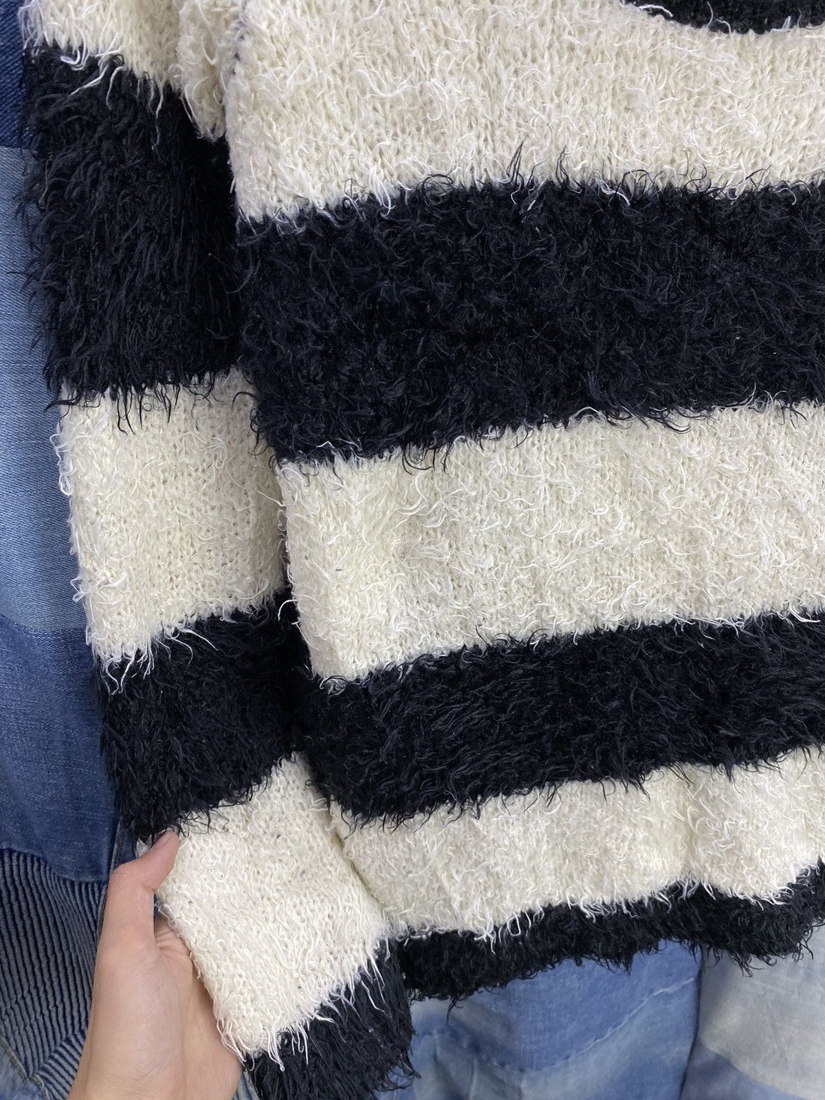 If Six Was Nine × Japanese Brand Fuzzy Mohair Grunge repipi armario Kurt Cobain Style Size US S / EU 44-46 / 1 - 4 Thumbnail