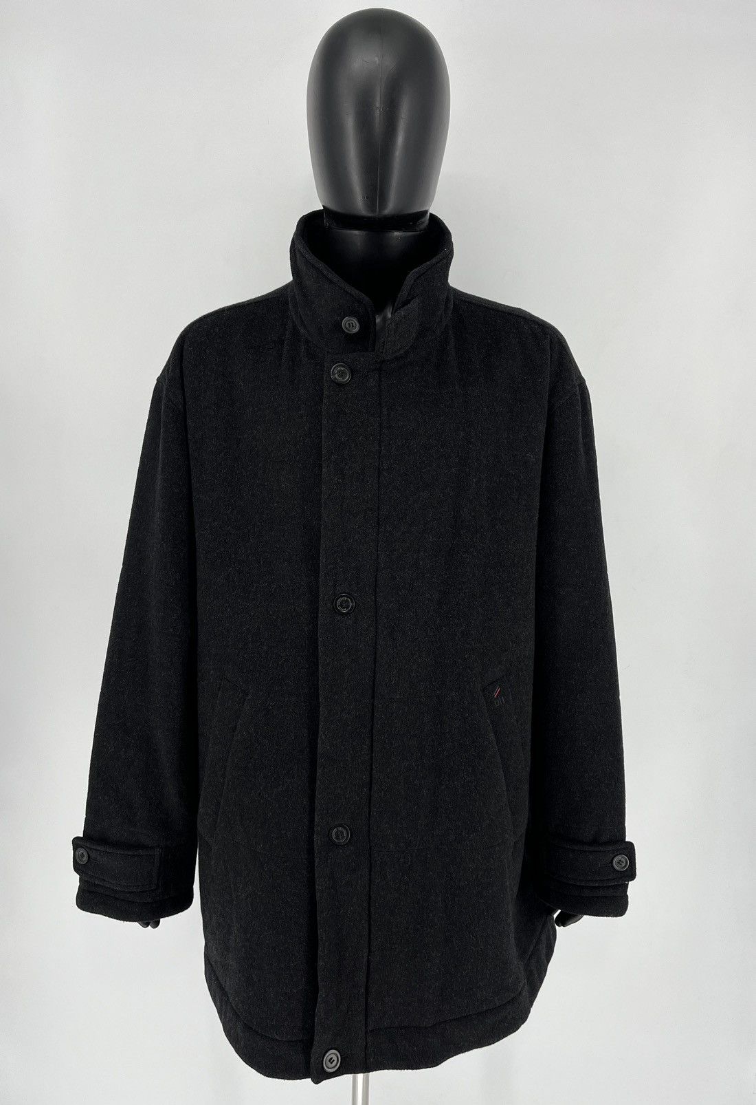 Daniel Hechter Daniel Hechter Mens 48 XL Zip Up Jacket Cashmere Coat Jacket Size US XL / EU 56 / 4 - 1 Thumbnail