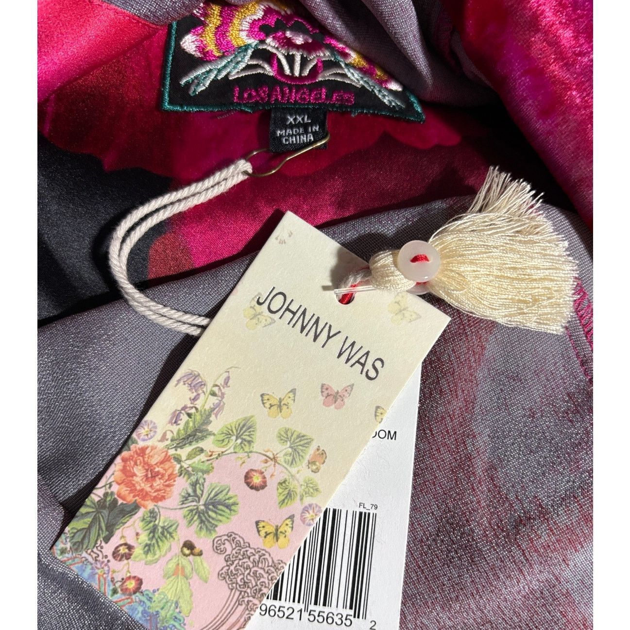 Johnny Was Size XXL | JOHNNY WAS Vesna Velour Silk-Blend Shift Dress Size XXL / US 16-18 / IT 52-54 - 12 Thumbnail