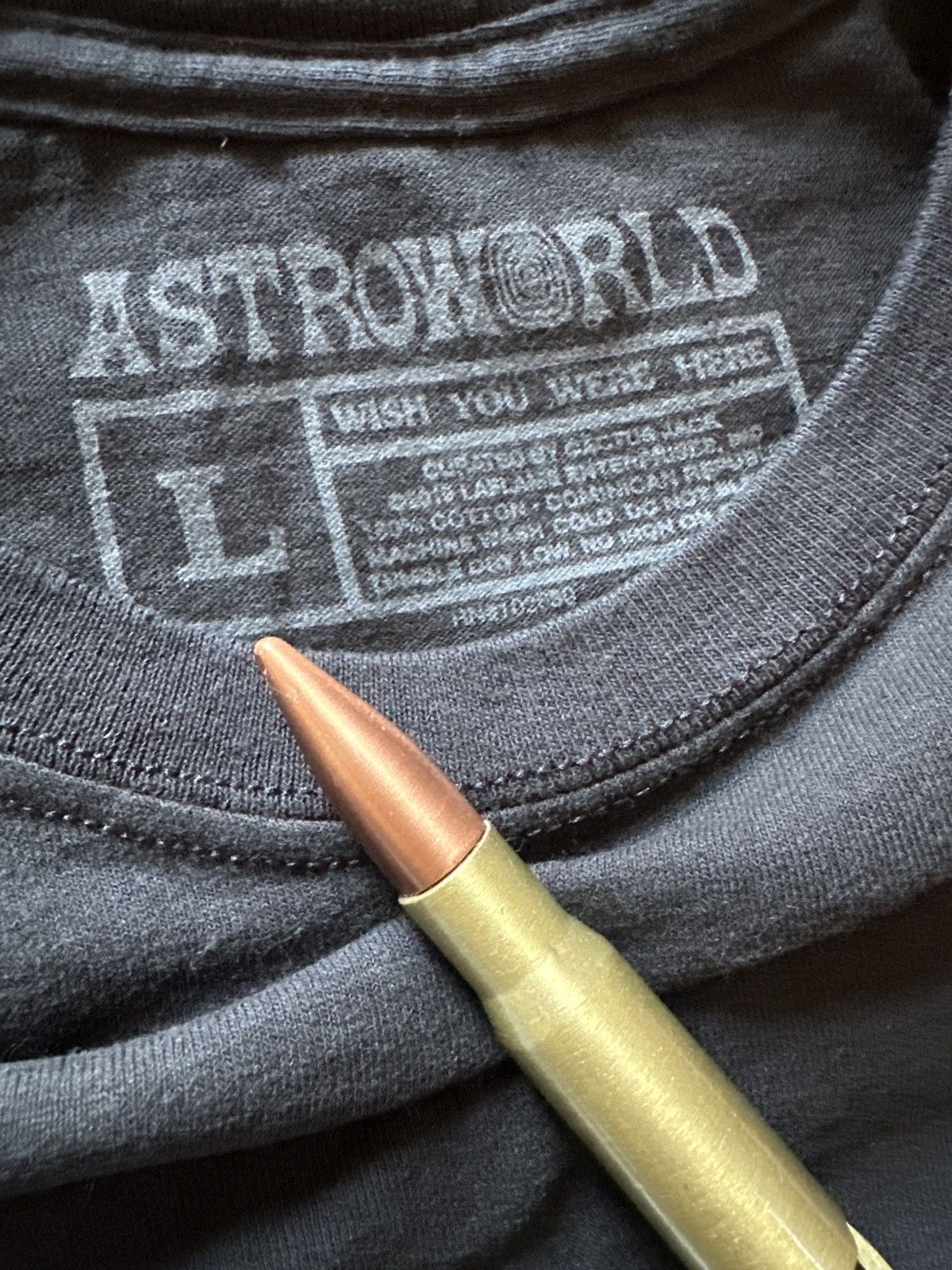 Travis Scott Travis Scott astroworld Tour Tee 2019 Black Size US L / EU 52-54 / 3 - 3 Thumbnail