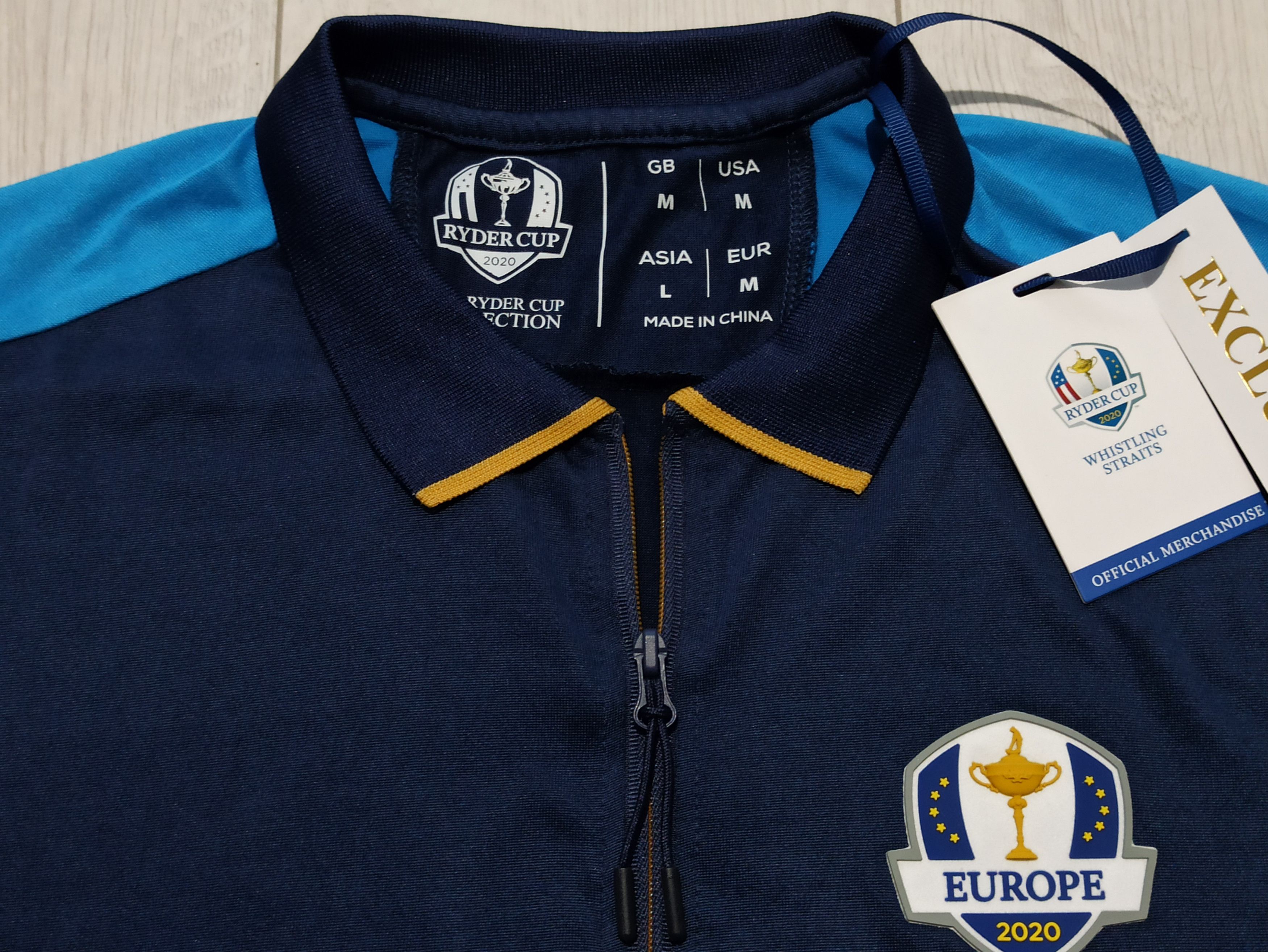 Other Ryder Cup 2020 Zip Polo T Shirt Size US M / EU 48-50 / 2 - 3 Thumbnail