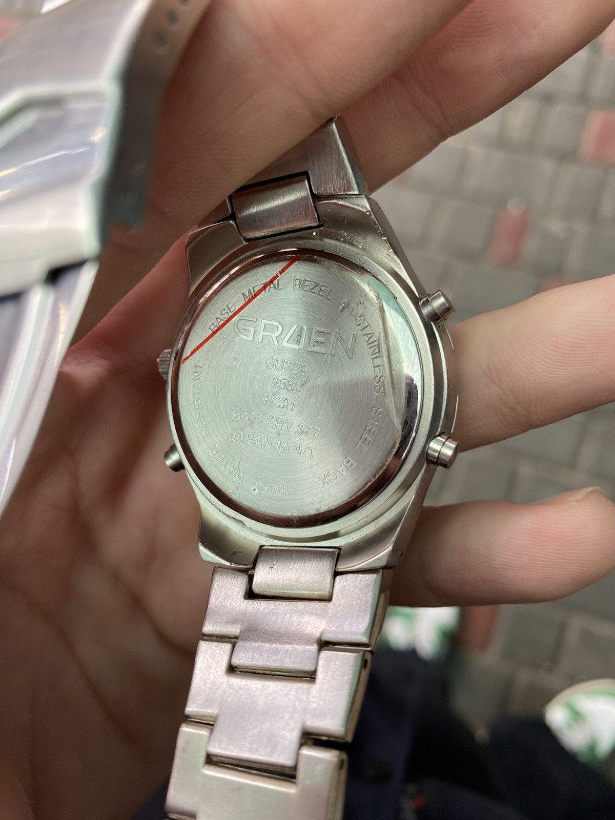 Japanese Brand × Jewelry × Vintage Vintage Gruen Watch Japan - Analog Digital Style Size ONE SIZE - 9 Thumbnail