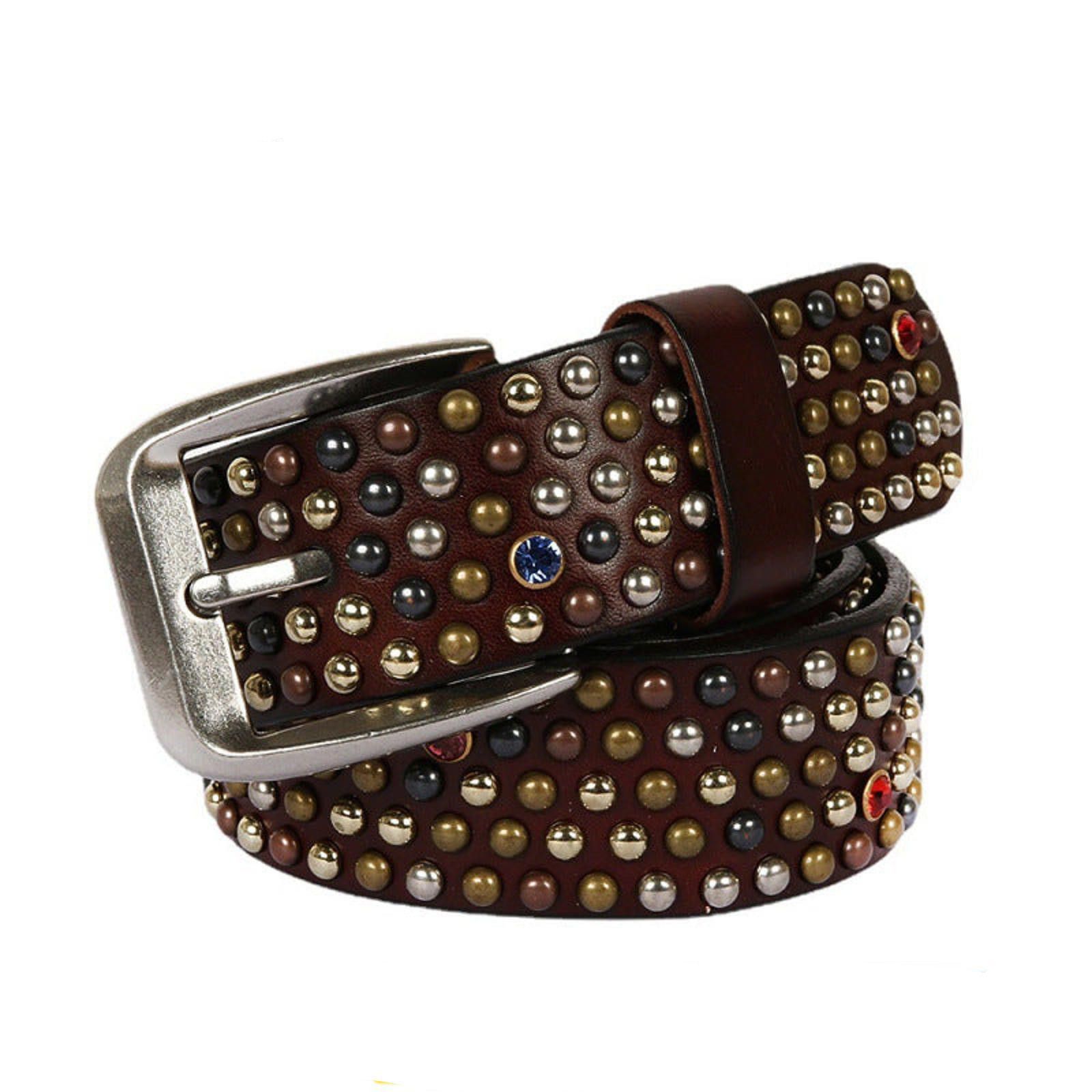 Other Strawberry Diamond Cowhide Leather Belt Size ONE SIZE - 5 Thumbnail