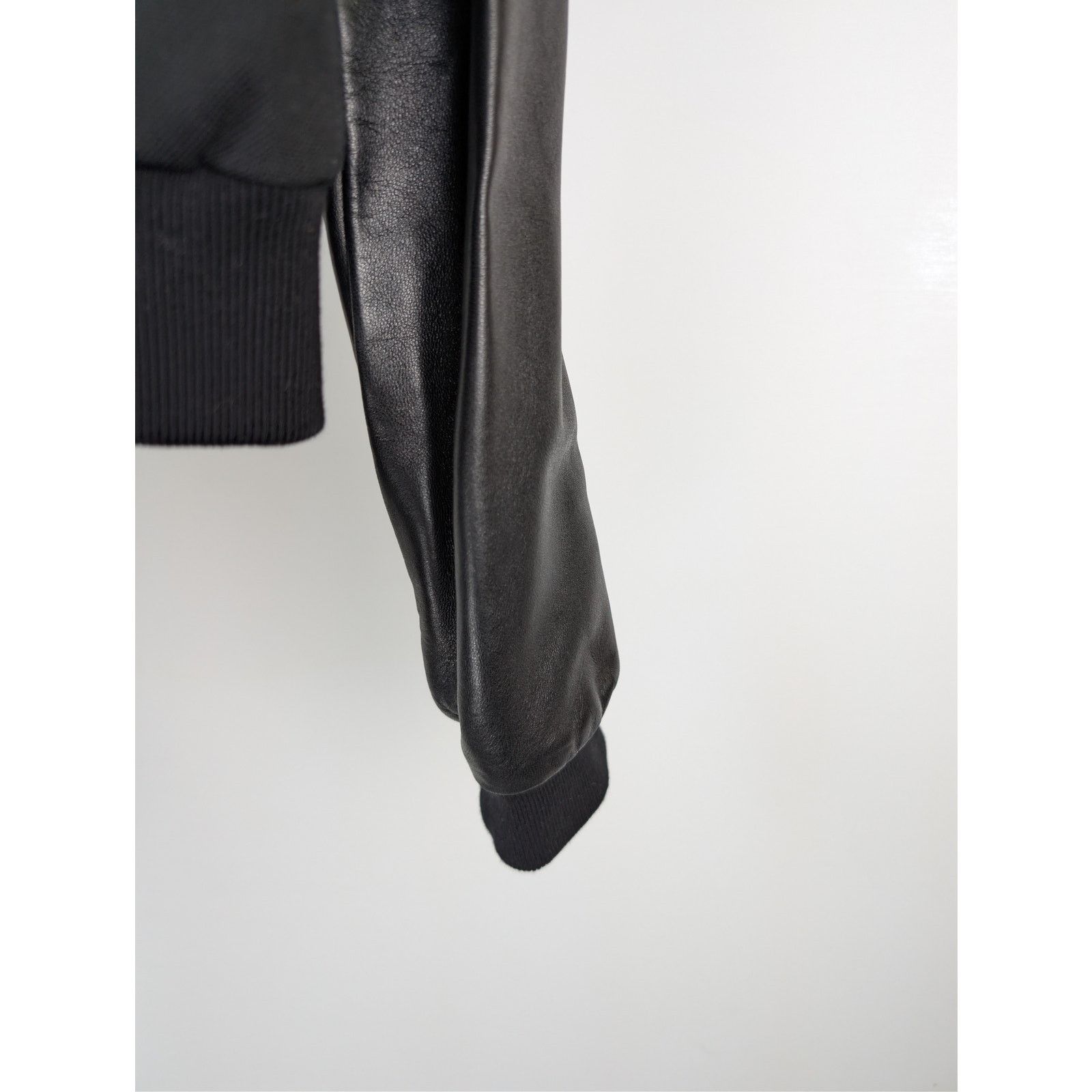 Saint Laurent Paris o1rshd1 CC20 Leather Bomber Jacket in Black Size US M / EU 48-50 / 2 - 16 Thumbnail