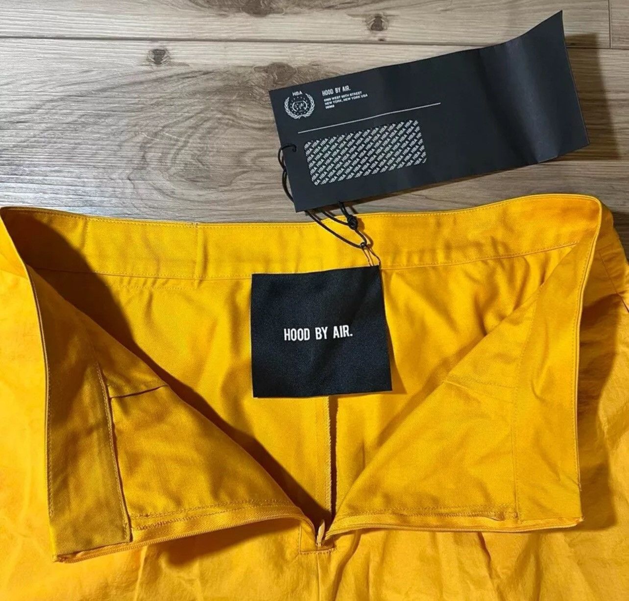 Hood By Air Shorts Layered Dress Pants Yellow Size US 35 - 10 Thumbnail
