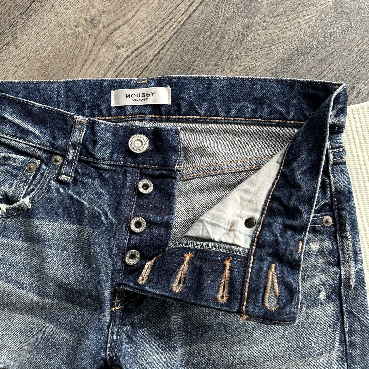 MOUSSY Moussy Vintage Distressed Slim Jeans Size 28" / US 6 / IT 42 - 3 Thumbnail