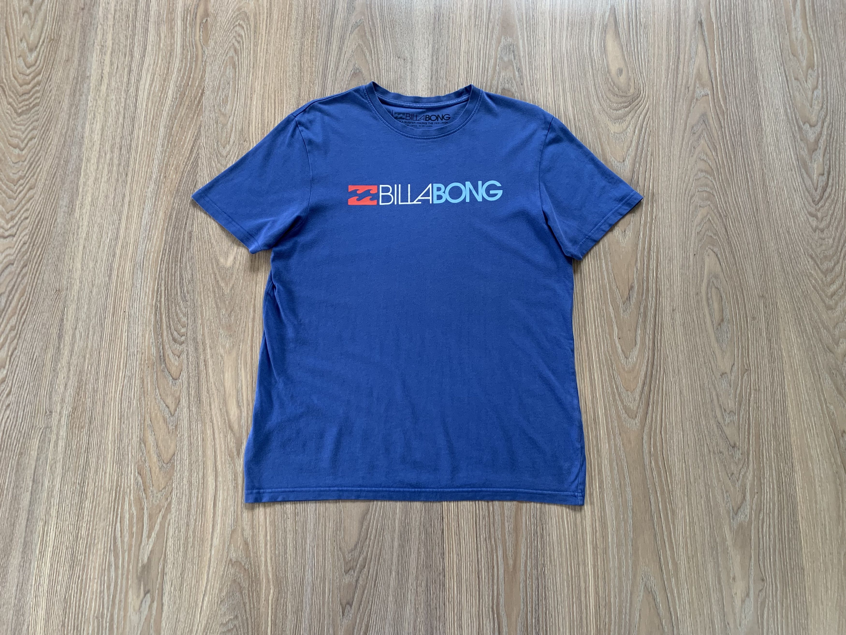 Billabong Billabong Blue Big Logo Print Tee Shirt Size US S / EU 44-46 / 1 - 1 Thumbnail