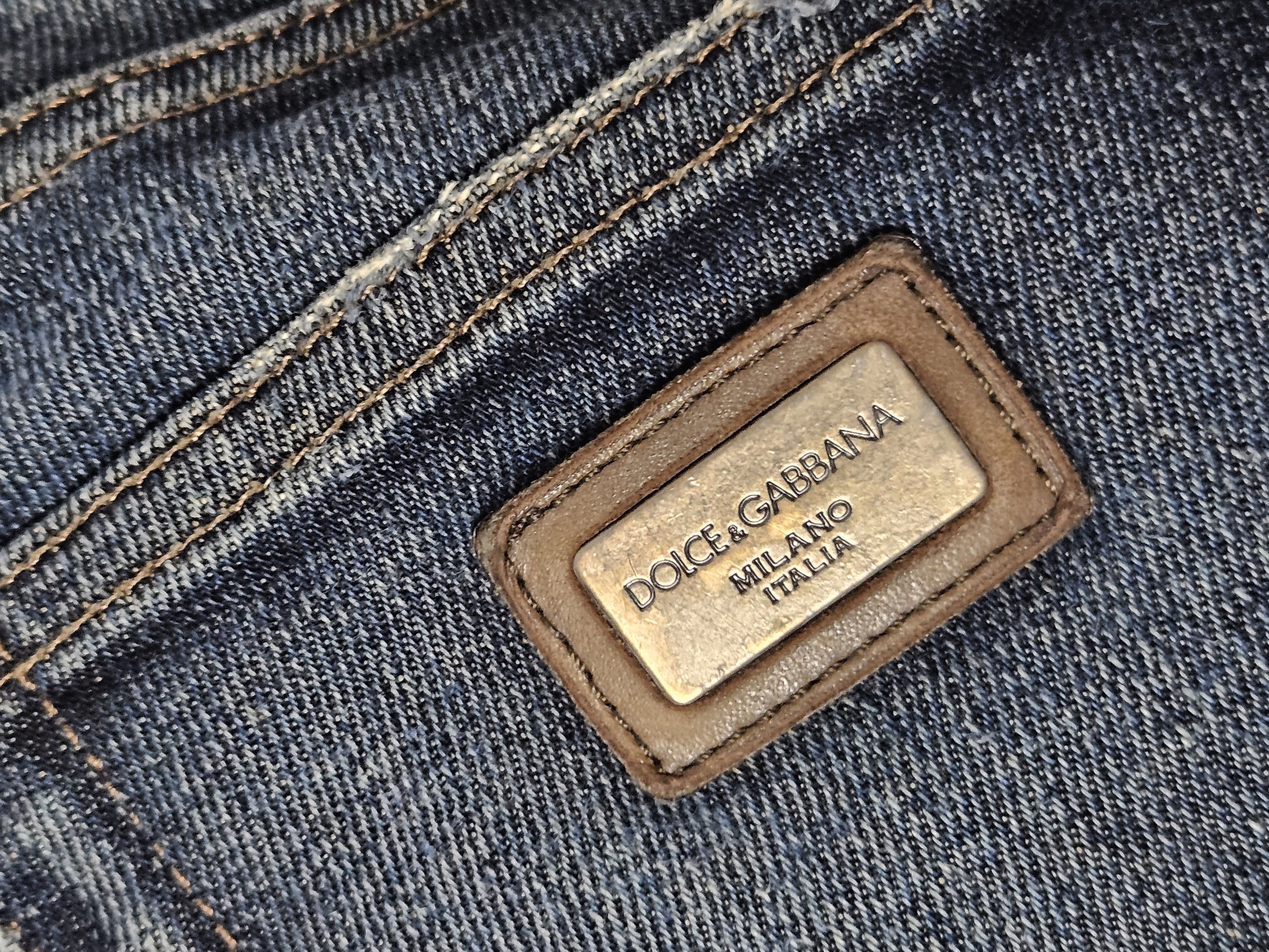 Designer × Dolce & Gabbana 🔥RARE🔥 Vintage Dolce & Gabbana Denim Slim Jeans! Size US 32 / EU 48 - 7 Thumbnail