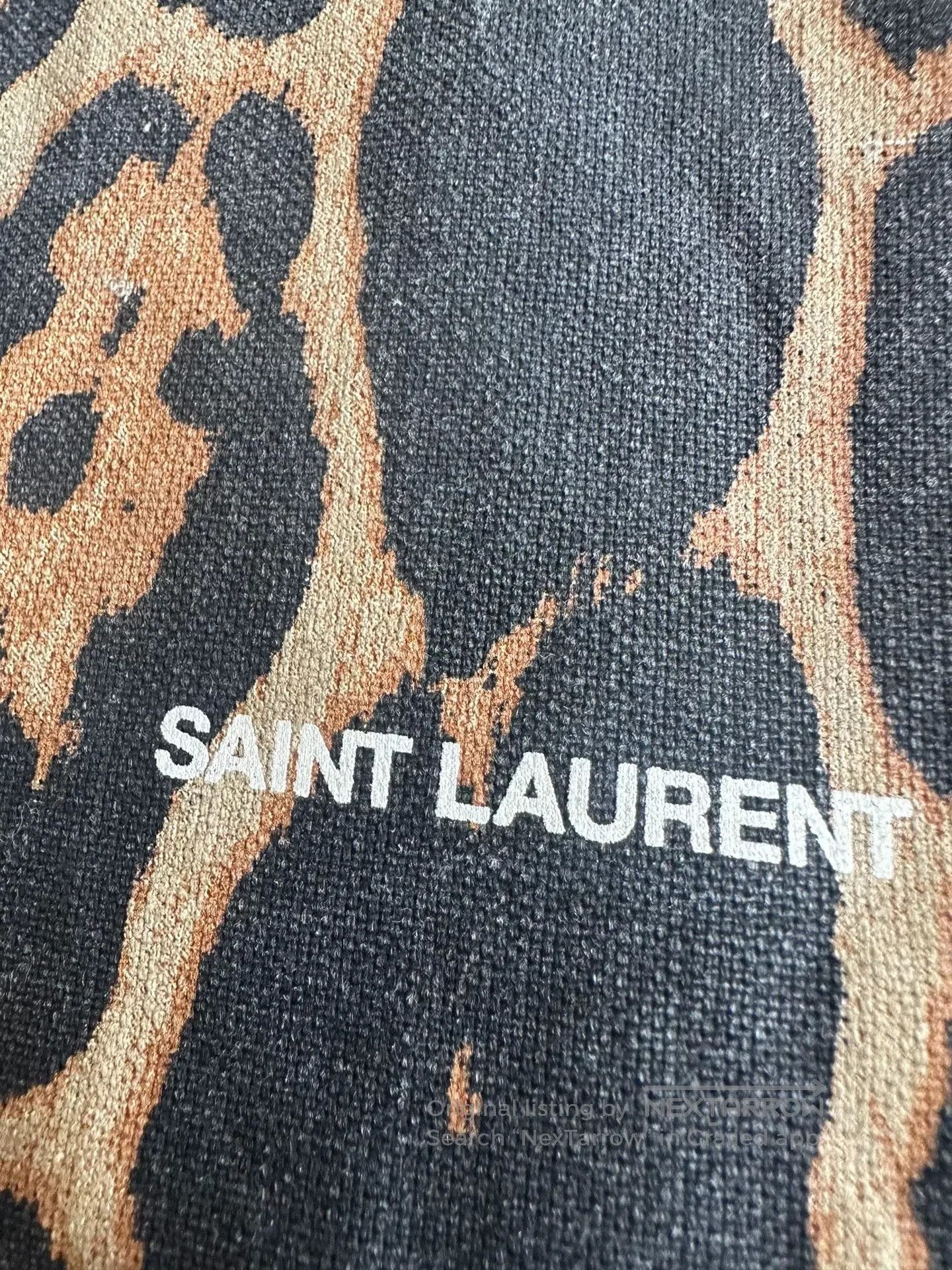 Saint Laurent Paris Saint Laurent Leopard Print Tote Bag. Size ONE SIZE - 3 Thumbnail