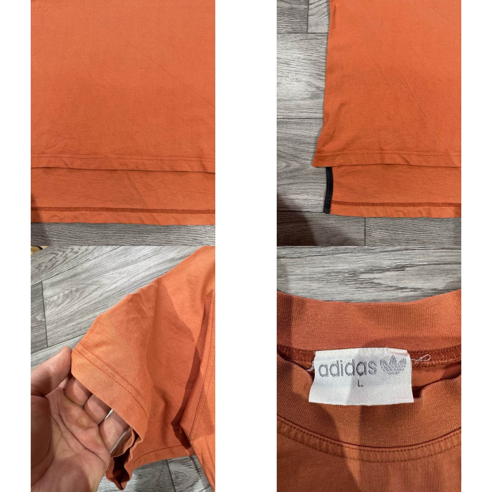 Adidas VINTAGE adidas BOLLETTIERI Tennis Academy Orange Cotton Tee Shirt L Men Short Sleeve Shirt Mens Size US L / EU 52-54 / 3 - 8 Thumbnail