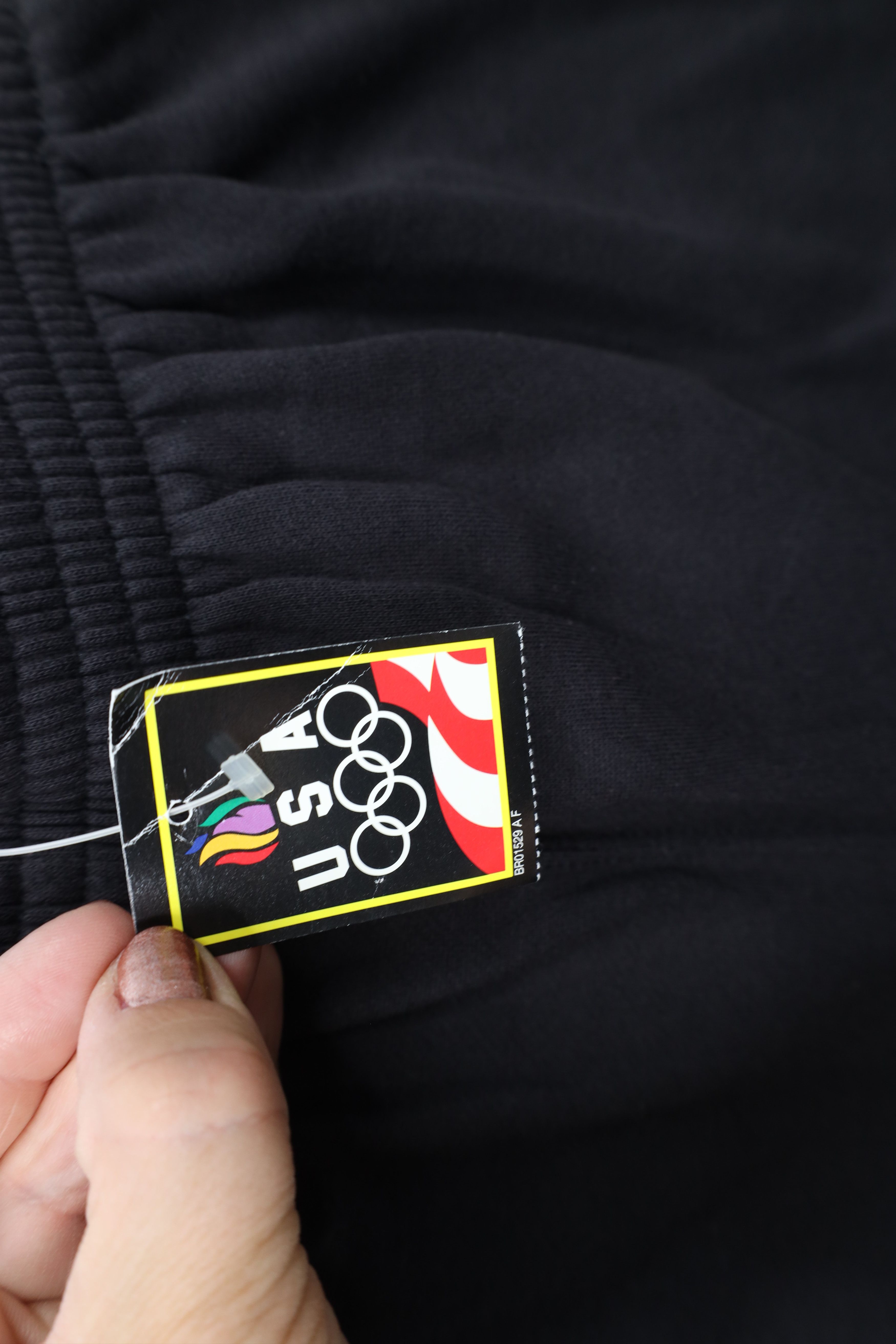 USA Olympics Deadstock Vintage 90s USA Olympics Sweatpants Joggers Black Size 26" / US 2 / IT 38 - 5 Thumbnail