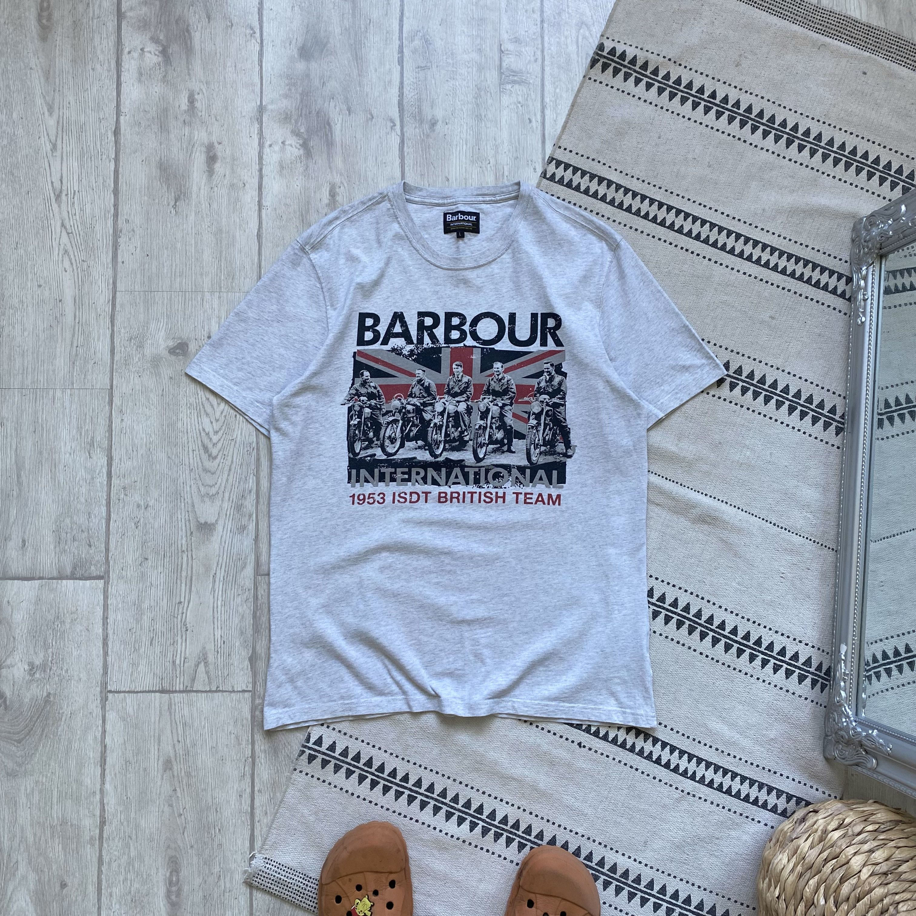 Barbour Vintage Barbour International Tee Steve McQueen Size US M / EU 48-50 / 2 - 1 Thumbnail