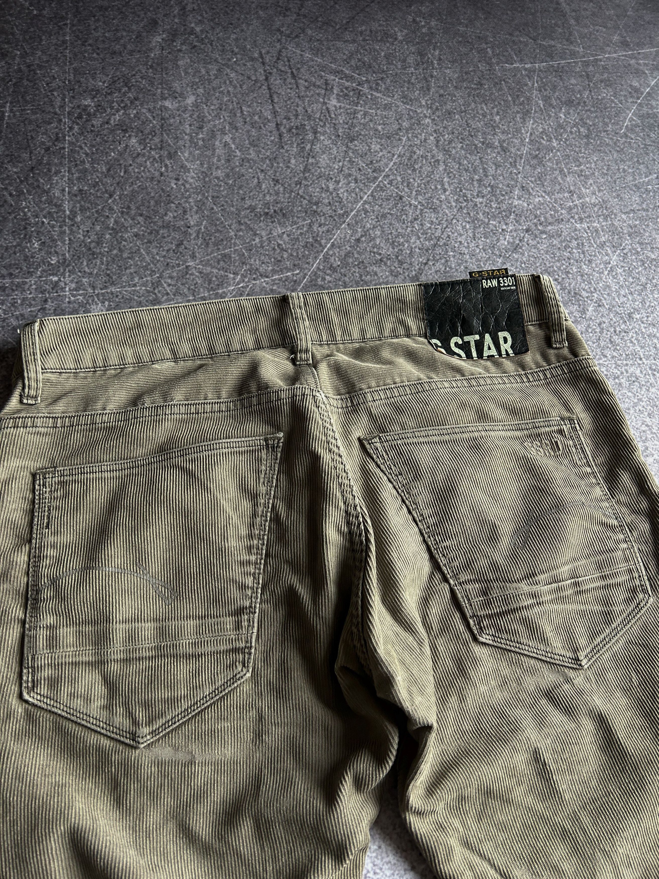 G-Star 💥 HYSTERIC GLAMOUR BALENCI STYLE CORDUROY GSTAR PANTS Size US 32 / EU 48 - 8 Thumbnail