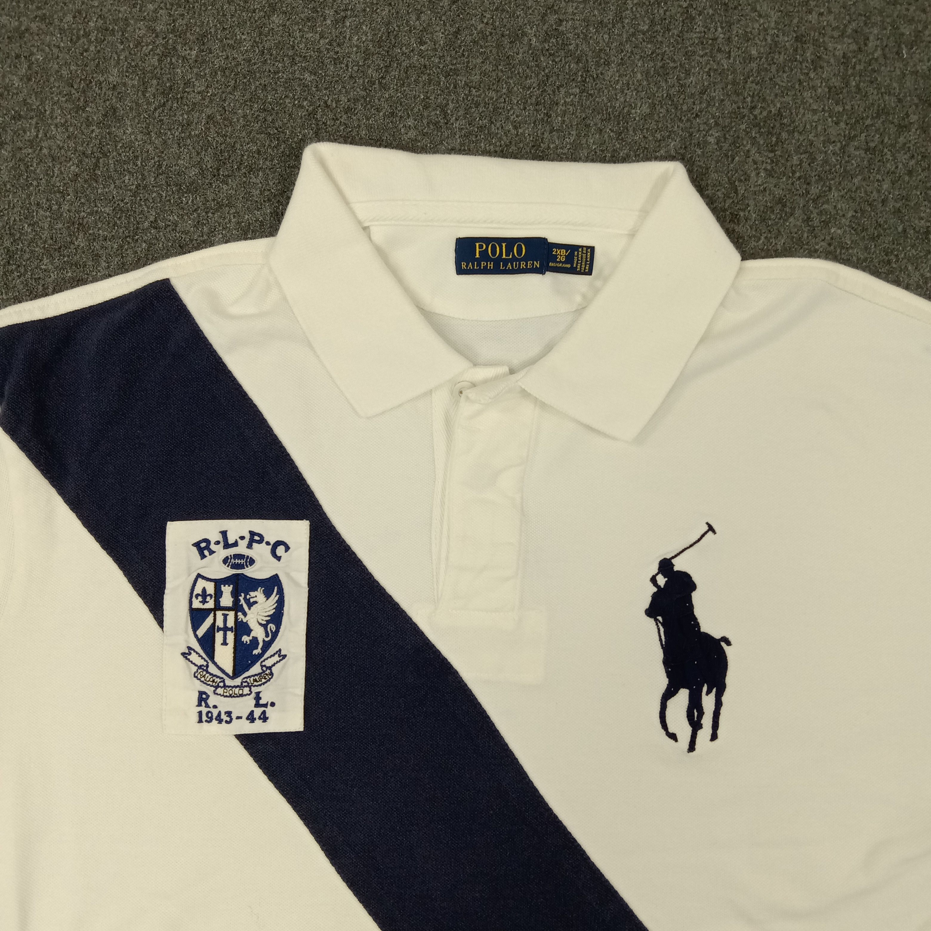 Polo Ralph Lauren × Vintage Polo by Ralph Lauren American Designer Polos Size US XXL / EU 58 / 5 - 2 Thumbnail