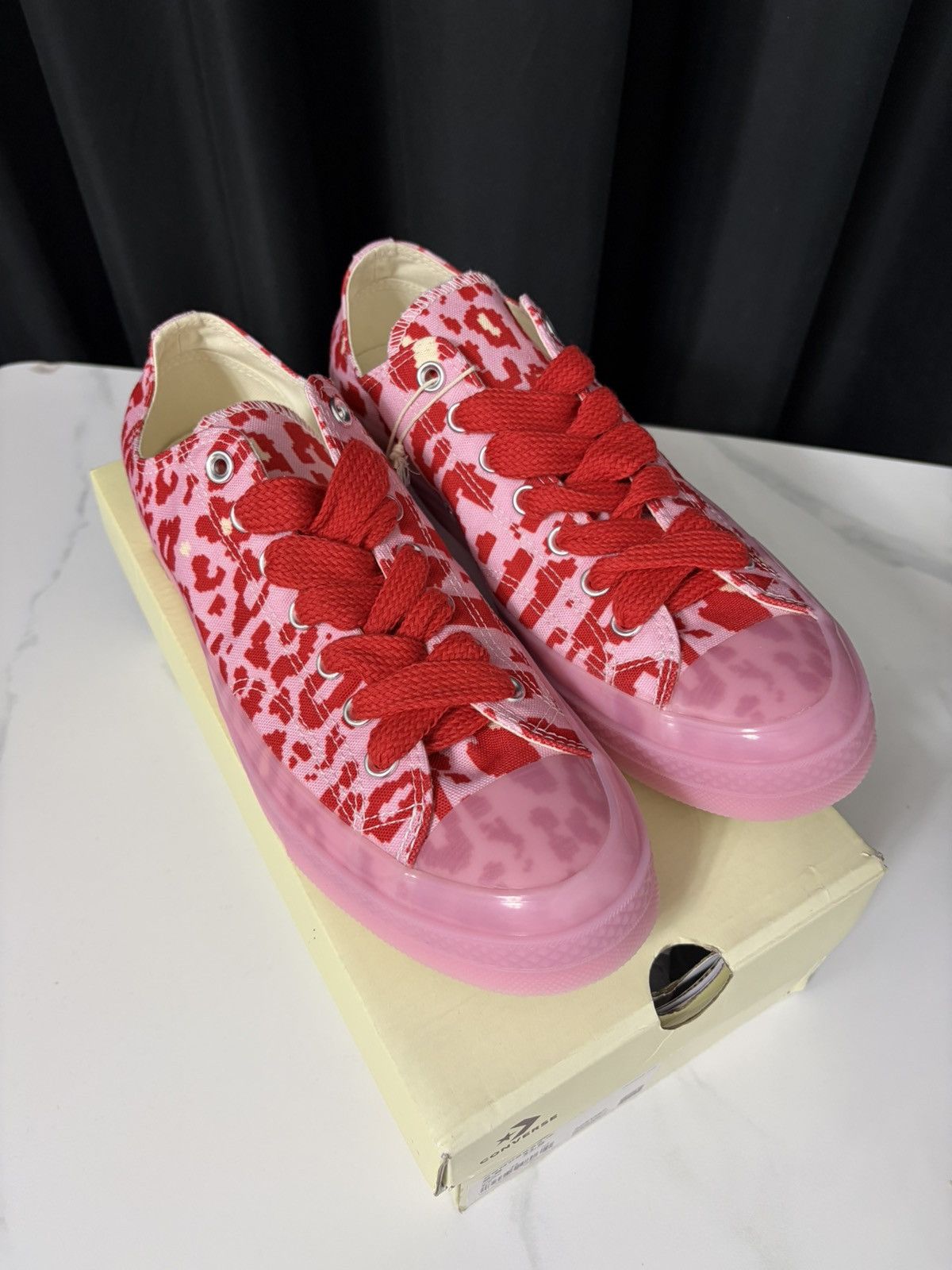 Converse × Golf le Fleur CONVERSE X GOLF LE FLEUR CHUCK TAYLOR PINK SIZE 43 NEW Size US 9.5 / EU 42-43 - 5 Thumbnail