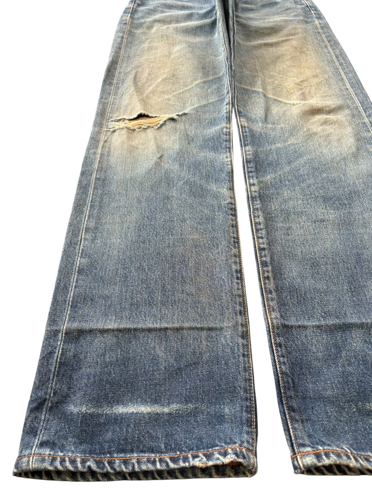 Levi's Vintage 80s Levis 502 Big E Selvedge Mud Wash Baggy Jeans Size US 32 / EU 48 - 7 Thumbnail