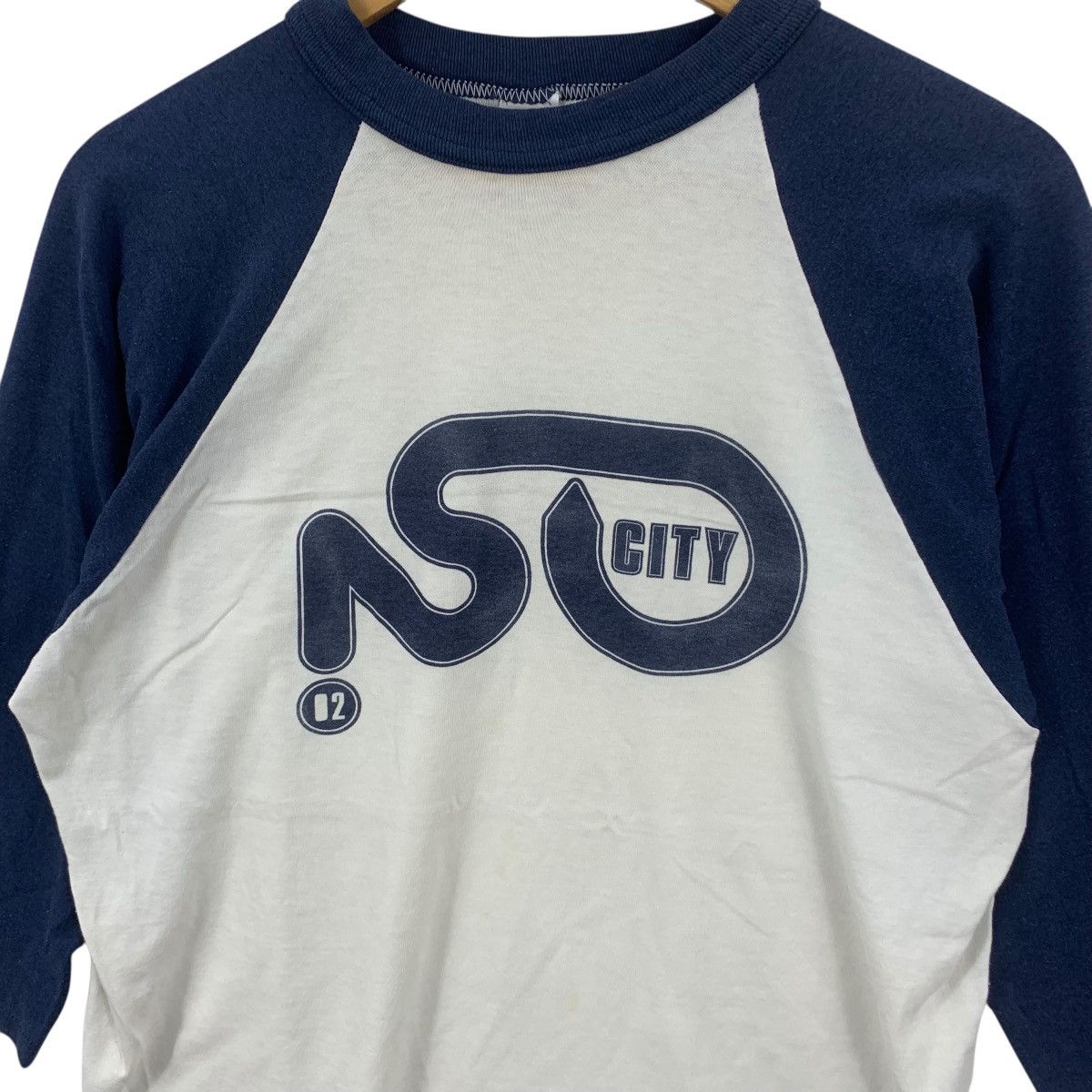 Vintage Vintage 90’ NOS CITY RACING TEAM Raglan Logo Tee Shirt Top Size US L / EU 52-54 / 3 - 5 Thumbnail