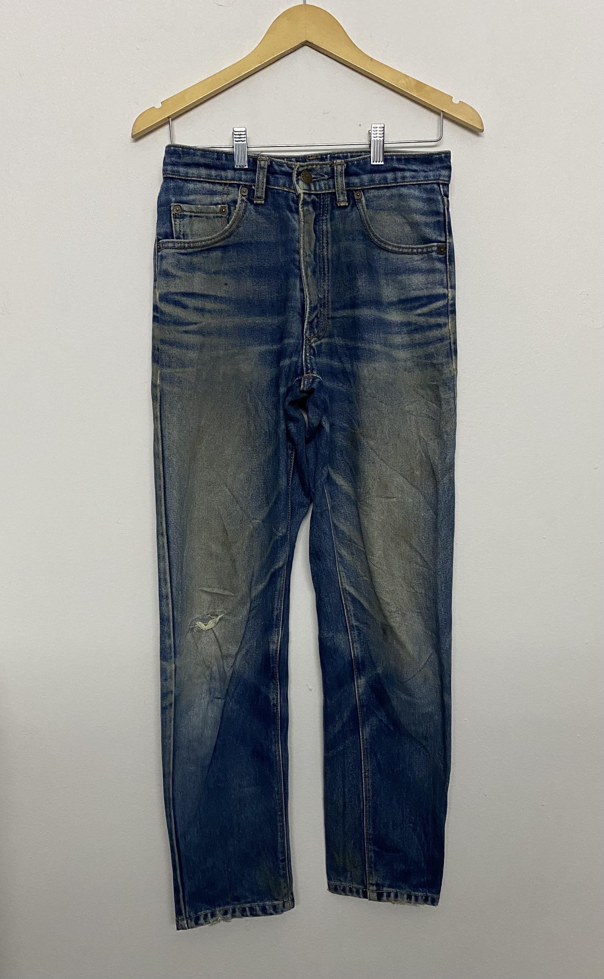 Big John 90s BIG JOHN EXTRA Japan Denim Distressed Worn Faded Jeans Size US 29 - 1 Thumbnail