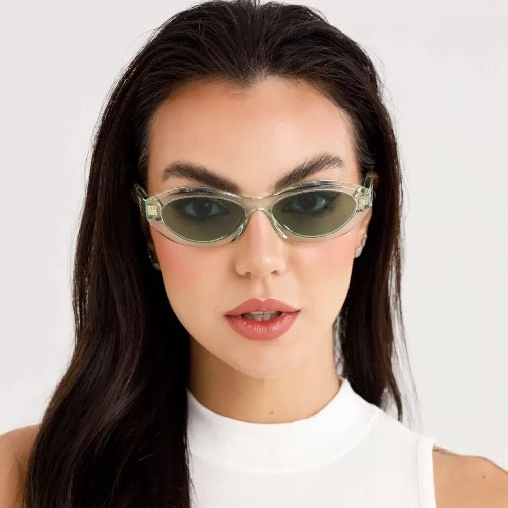 Prada NEW PRADA SUNGLASSES PR26ZS 14R20E TRANSPARENT MINT WOMEN Size ONE SIZE - 6 Thumbnail