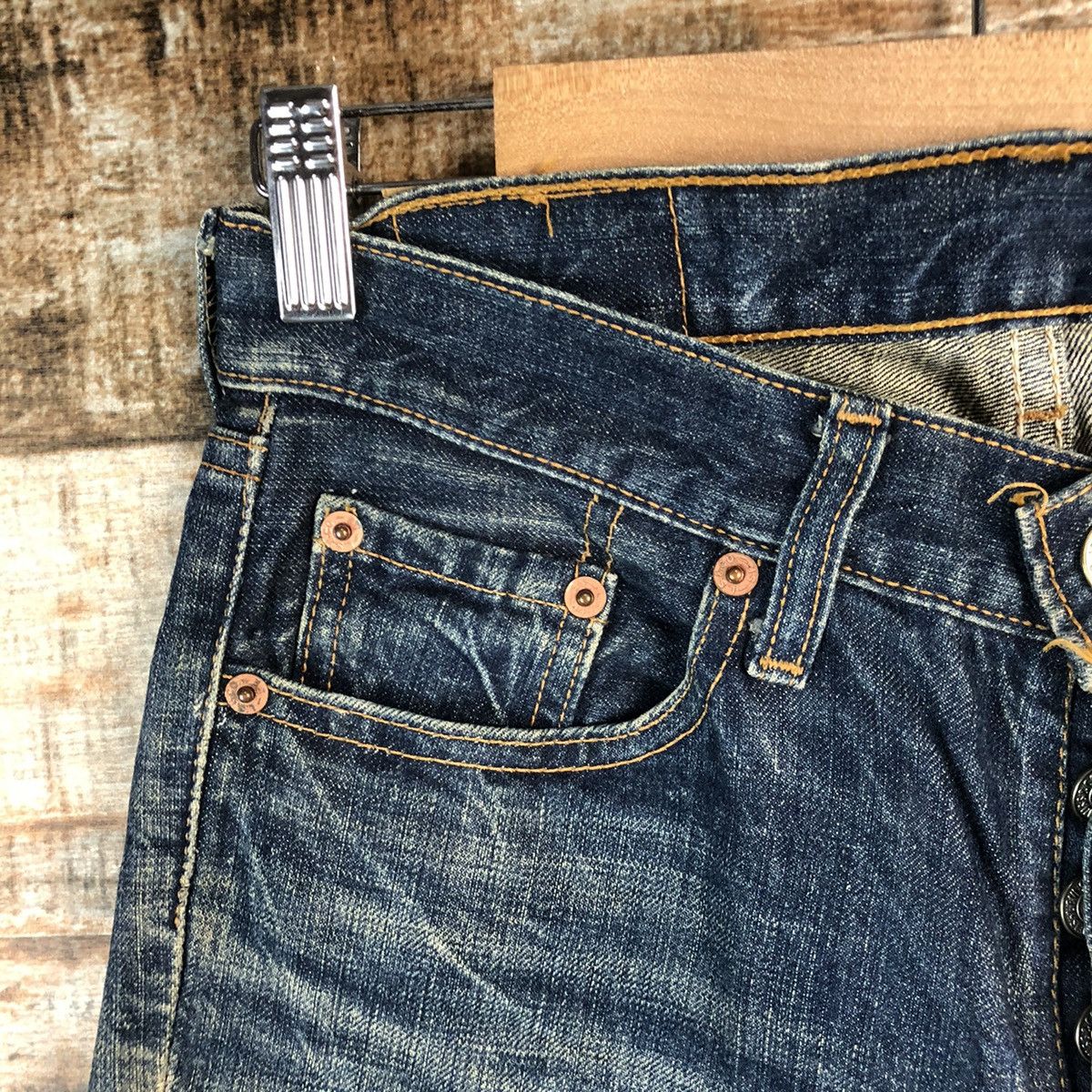Levi's 501 Levis faded vintage Denim Pants #A2156 Size US 27 - 7 Thumbnail