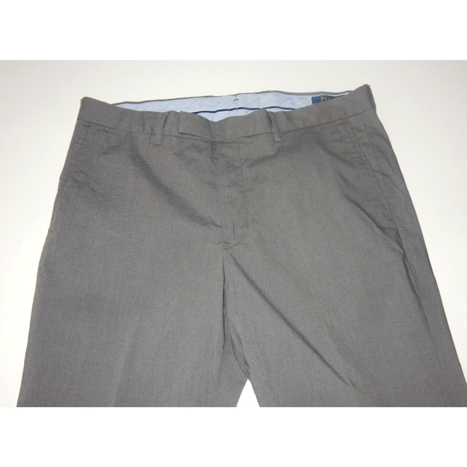 Polo Ralph Lauren VINTAGE Polo Ralph Lauren Men's Flat Front Dress Pants Size 34x26 Gray Size US S / EU 44-46 / 1 - 4 Thumbnail