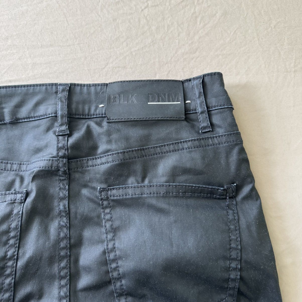 Blk Dnm BLK DNM Skinny Faux Leather Colorblock Pants Size 26" / US 2 / IT 38 - 7 Thumbnail
