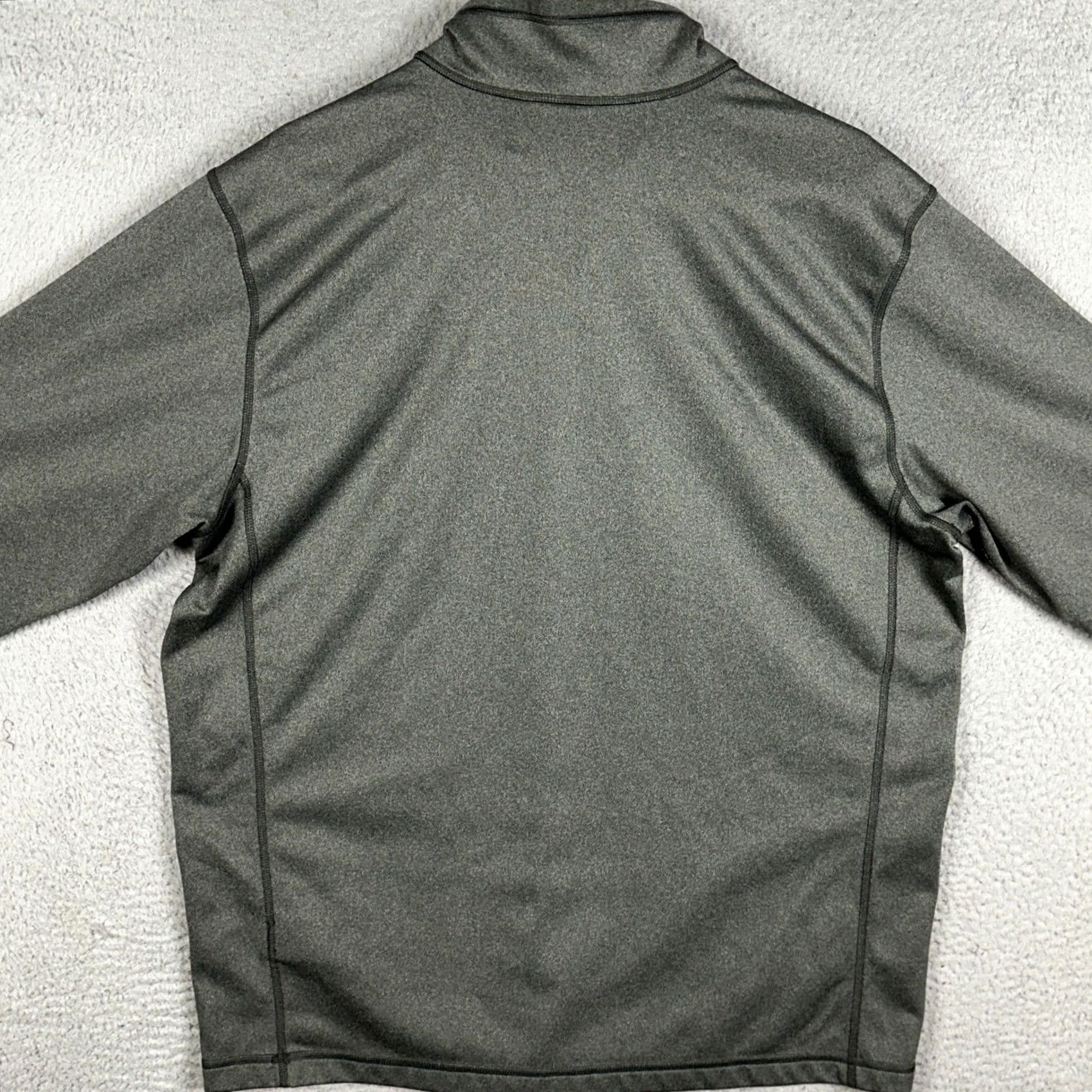 The North Face The North Face Shirt Mens XL Gray Quarter Zip Pullover Long Sleeve Activewear Mock Neck Zip Pullover Casual Size US XL / EU 56 / 4 - 3 Thumbnail