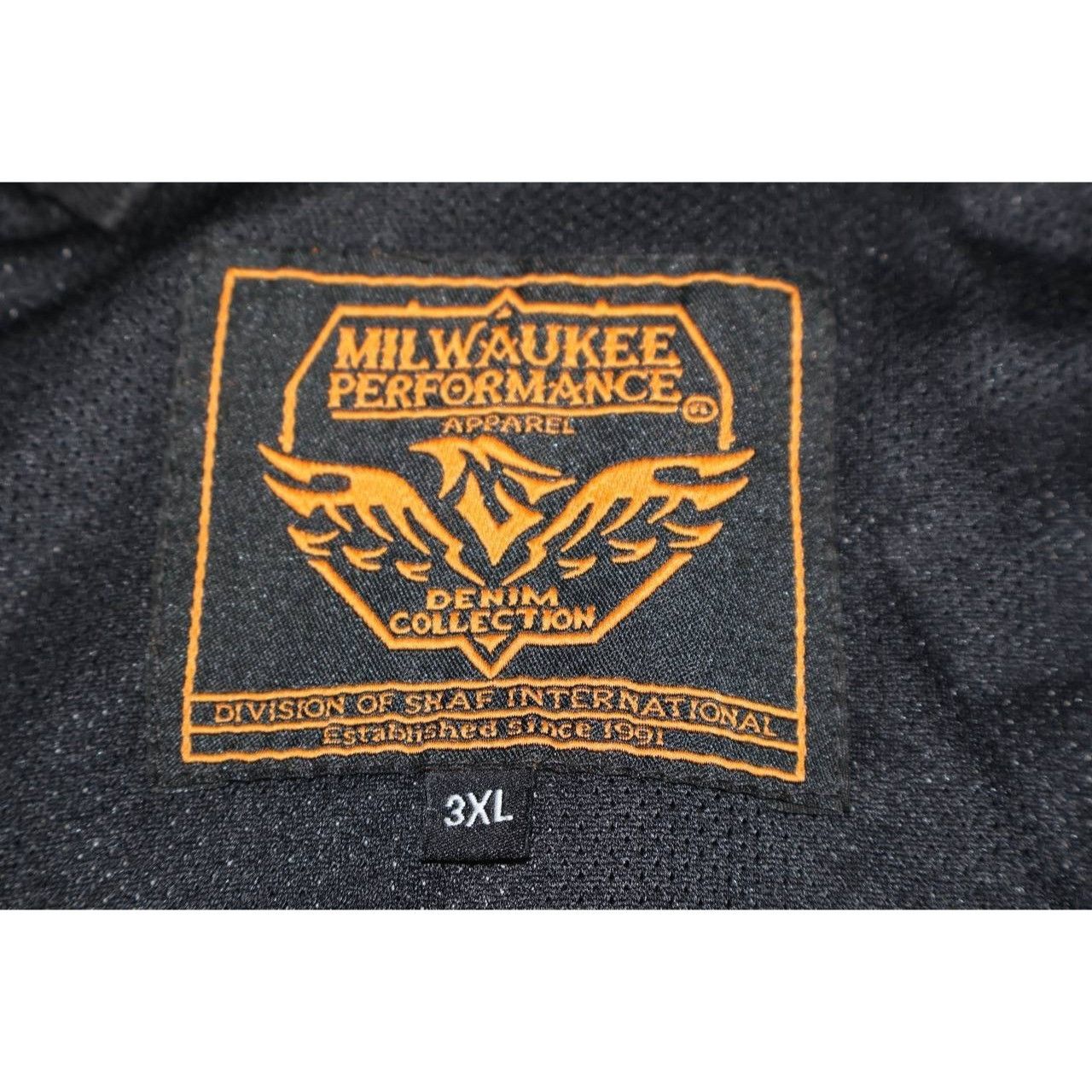 Vintage Milwaukee Leather Classic Denim Jacket w/ Gun Pockets Black Size US XXL / EU 58 / 5 - 3 Thumbnail