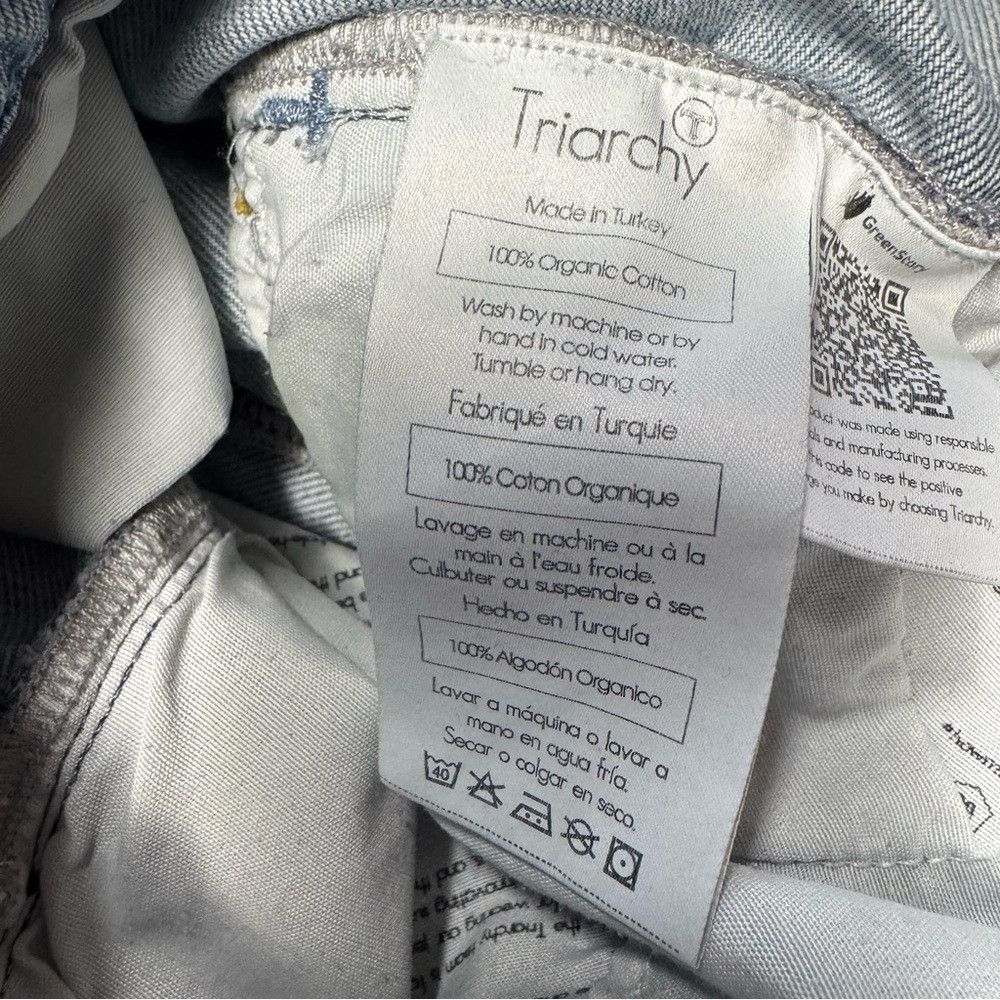 Other Triarchy Pleated Front Wide Leg Jeans Size 30 Size 30" / US 8 / IT 44 - 7 Thumbnail