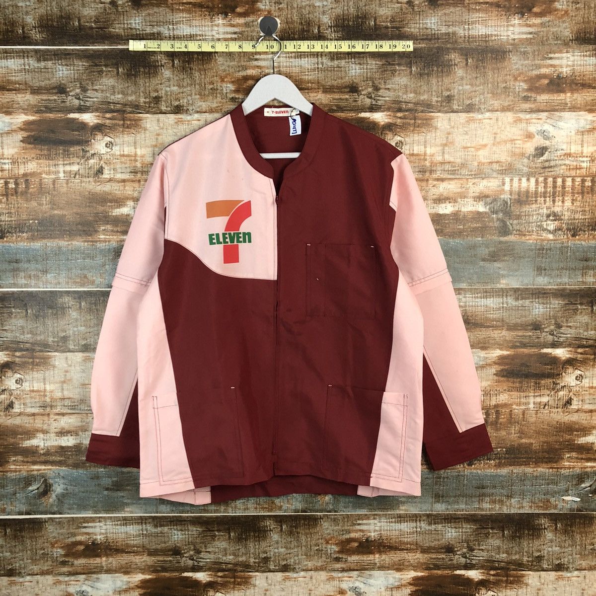 Japanese Brand 7 Eleven vintage Pink Shirt #A2477 Size US L / EU 52-54 / 3 - 1 Thumbnail