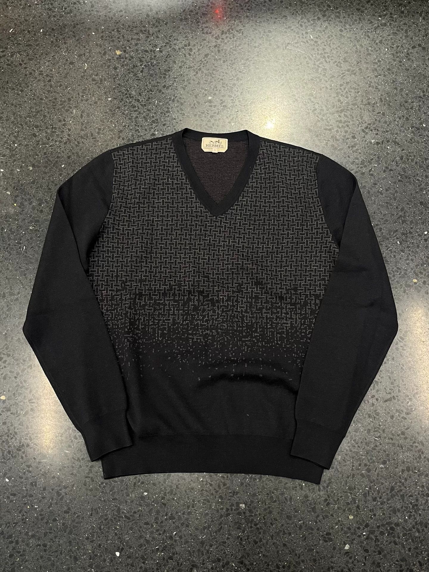 Hermes Hermès Men's Black Sweater Size US L / EU 52-54 / 3 - 1 Thumbnail