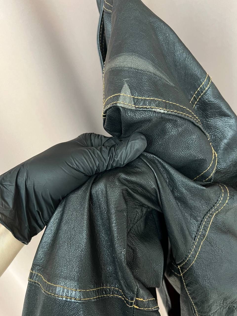 Diesel Diesel Big Back Logo Leather Jacket New World Basic Size XL Size US XL / EU 56 / 4 - 24 Thumbnail