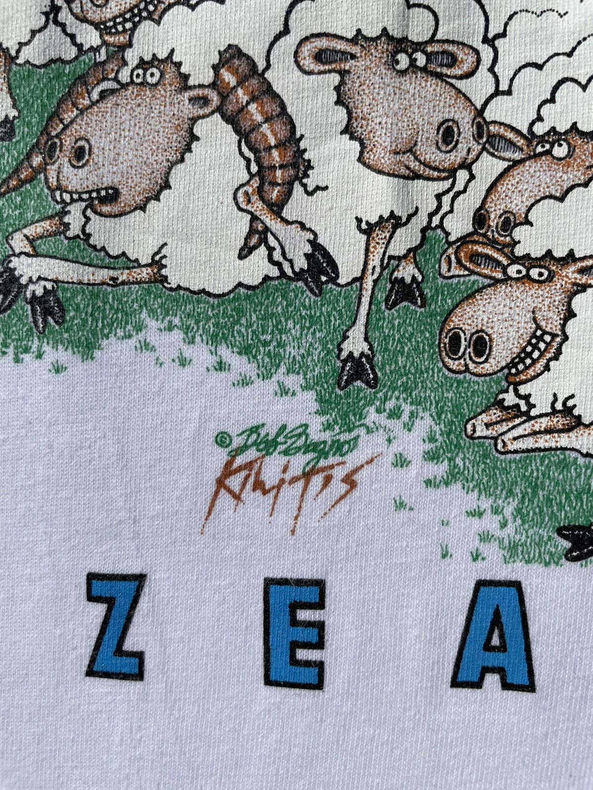 Vintage RARE🔥 New Zealand Ski Art Size US L / EU 52-54 / 3 - 3 Thumbnail