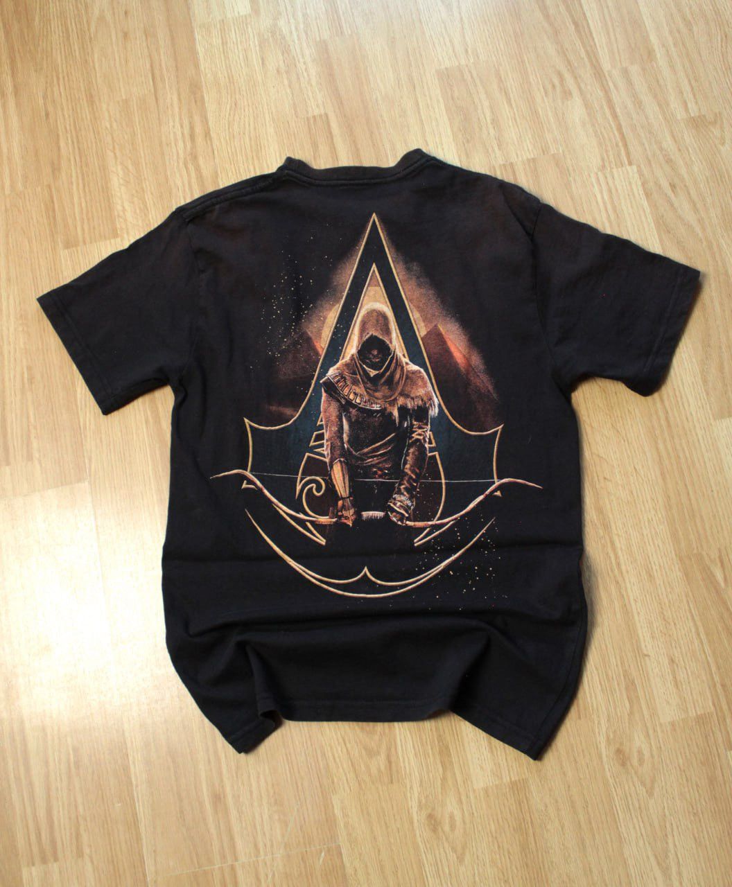 Playstation 🔥 Assassins Creed Origins Bayek Game T Shirt Halo Warcraft Size US S / EU 44-46 / 1 - 1 Thumbnail
