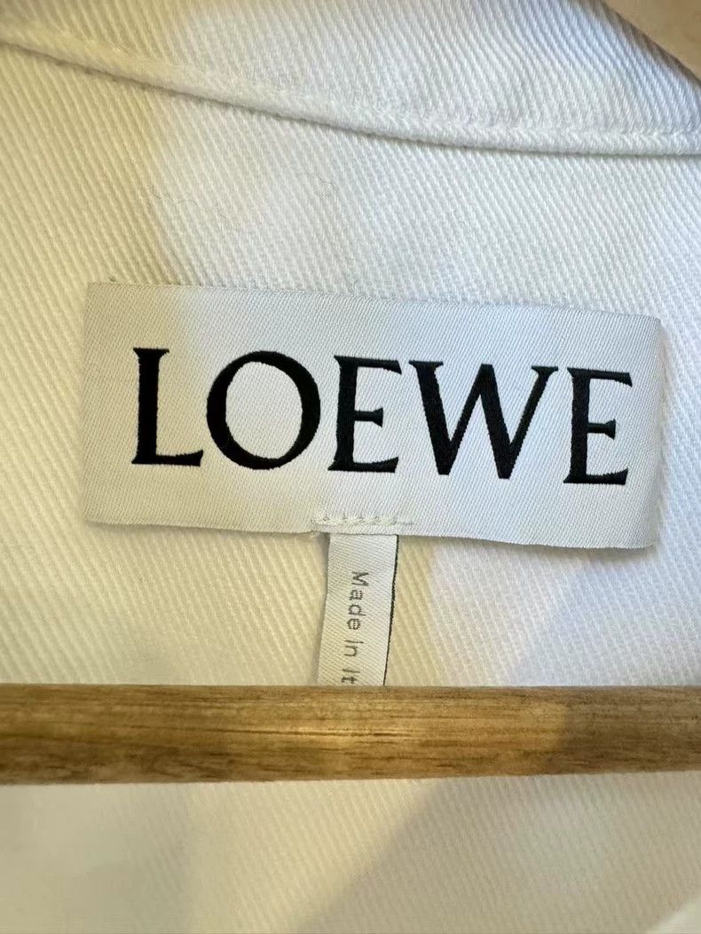 Loewe LOEWE White patch logo denim jacket Size XS / US 0-2 / IT 36-38 - 3 Thumbnail