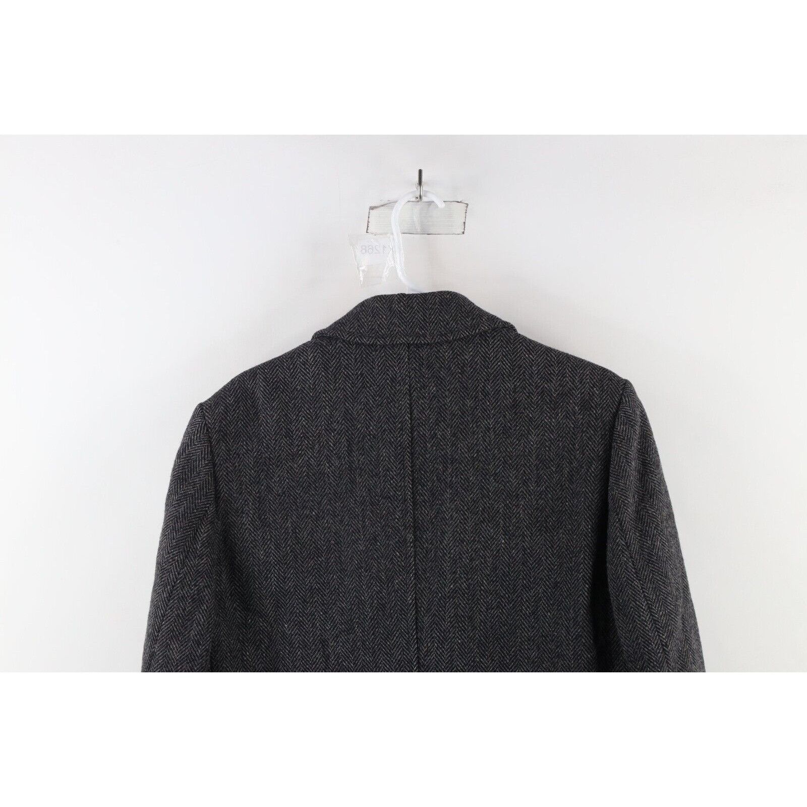 Vintage Vintage 70s Streetwear Herringbone Wool Trench Coat Overcoat Size US M / EU 48-50 / 2 - 13 Thumbnail