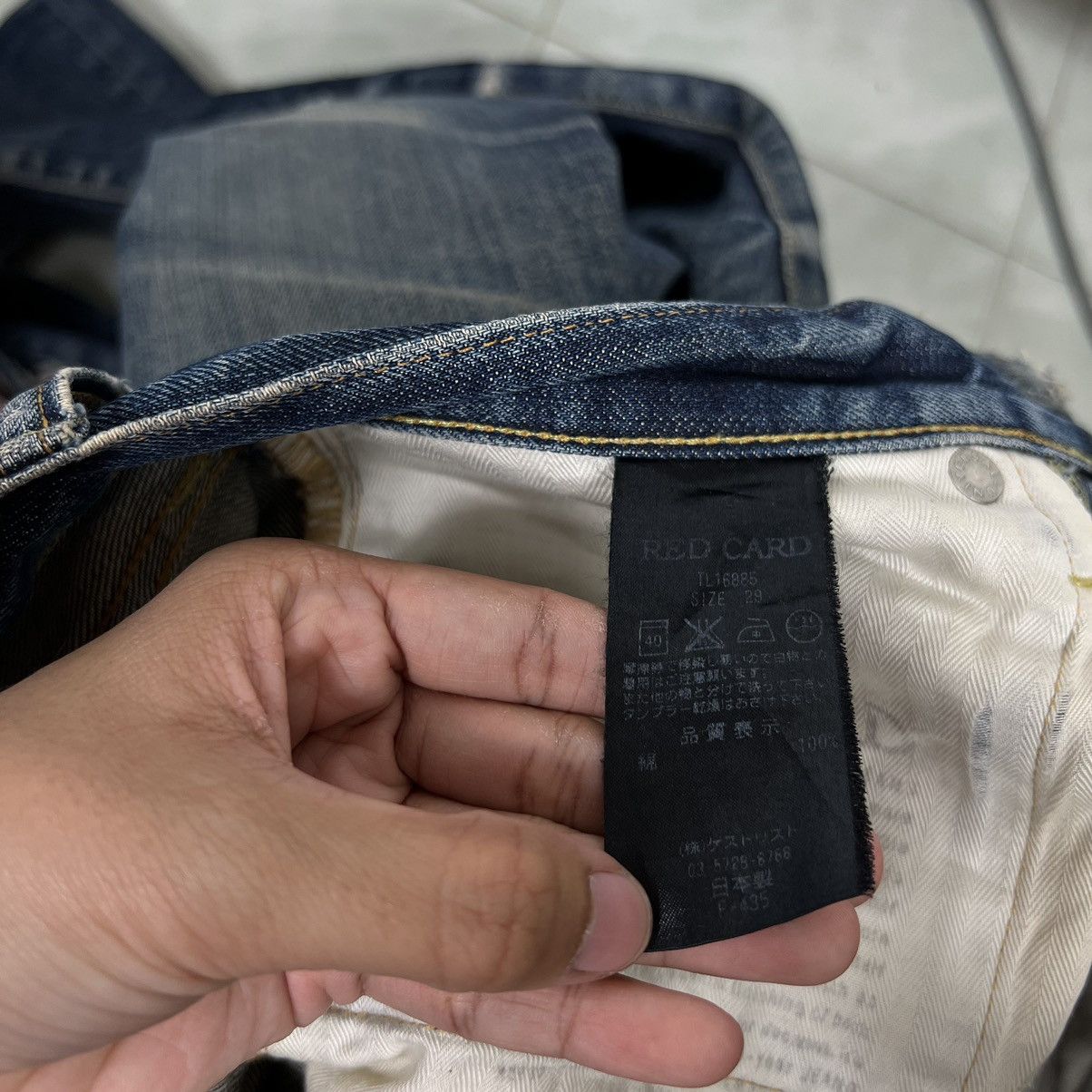 Other 🔥 Red card Blue Work Denim Slim fit jeans Size US 30 / EU 46 - 14 Thumbnail