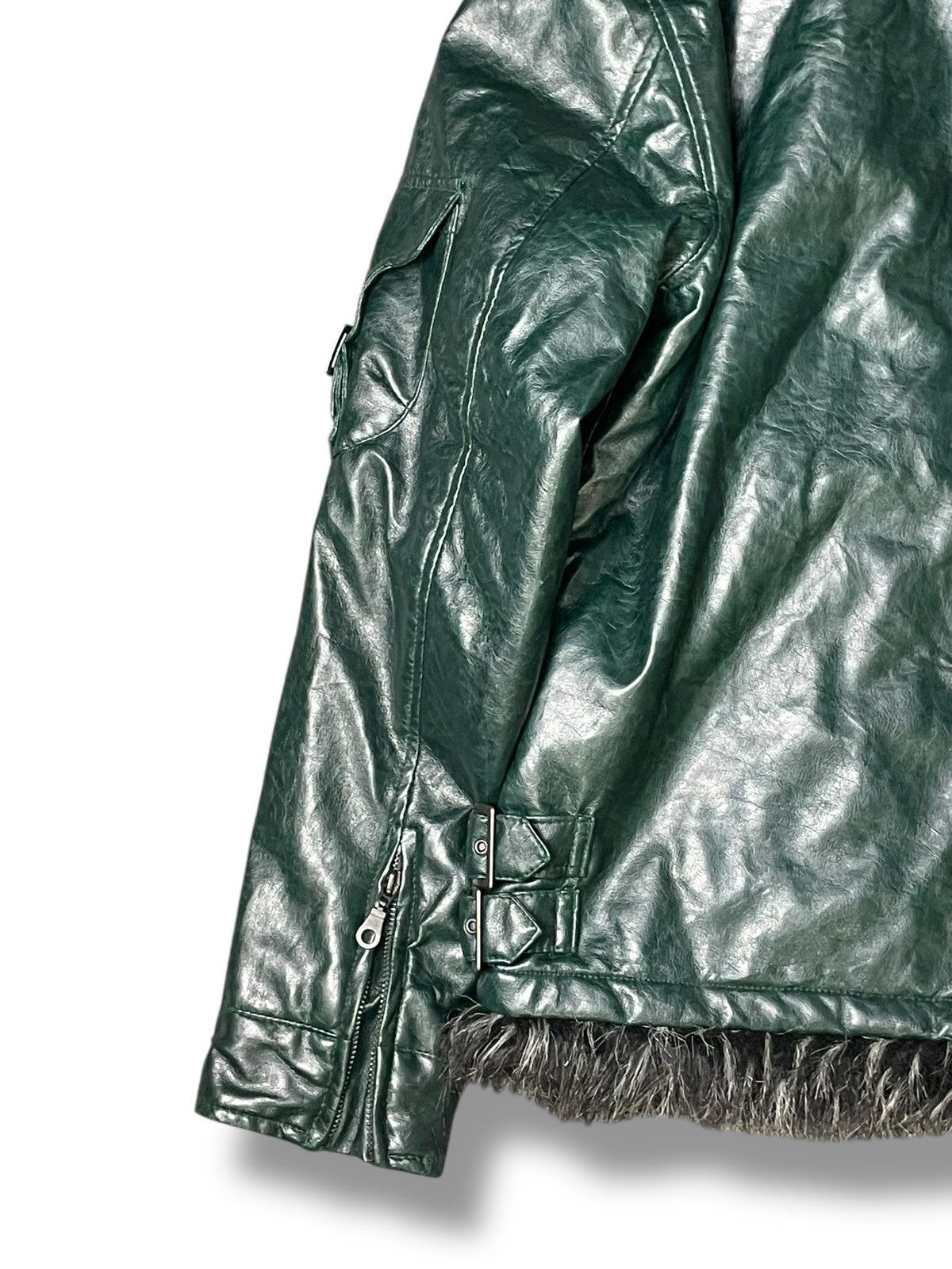 If Six Was Nine × Japanese Brand × Le Grande Bleu (L.G.B.) Ignition Brand Fur Leather Jacket (53) Size US XXS / EU 40 - 10 Thumbnail
