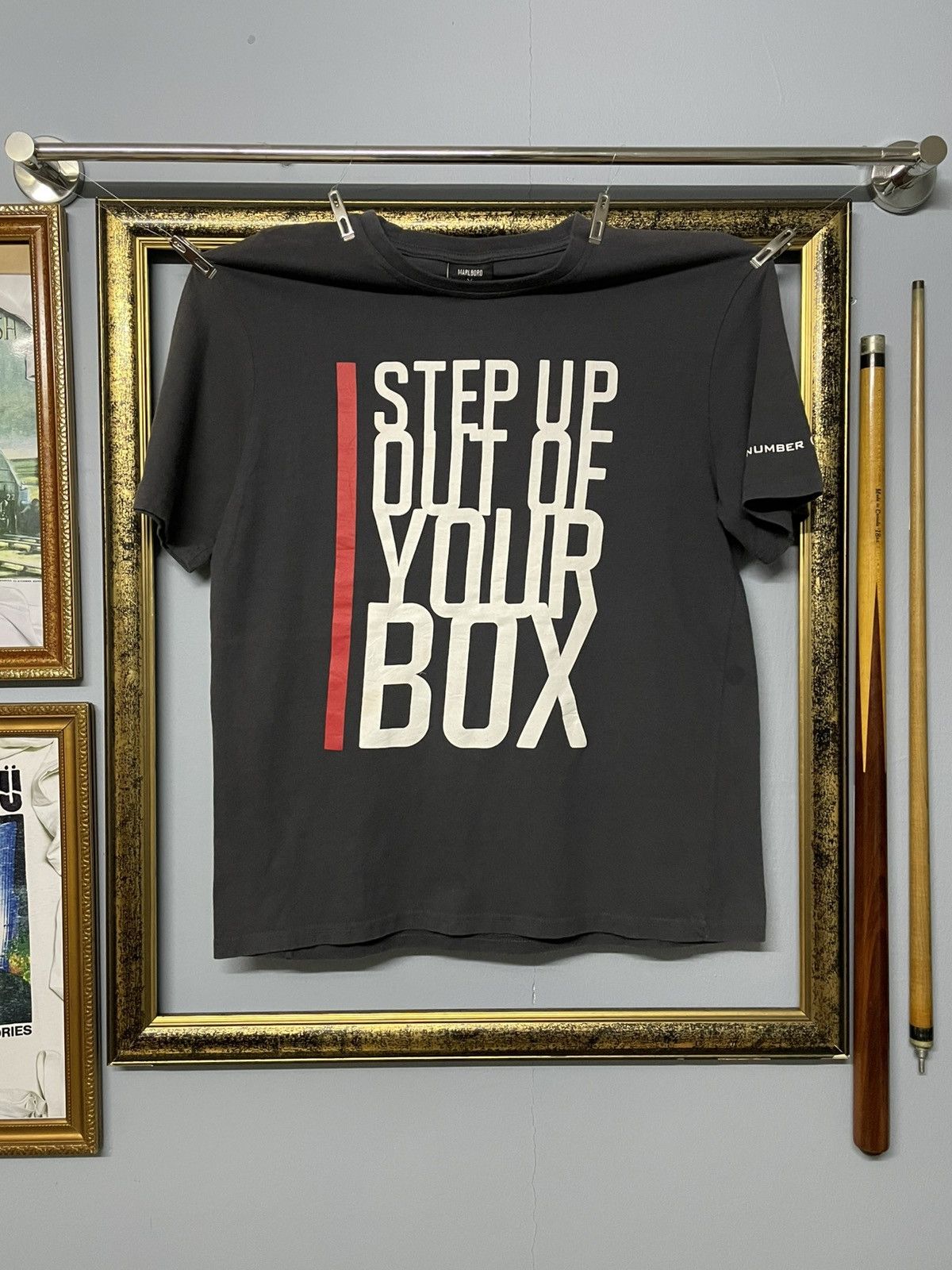 Number (N)ine Vintage 1990s Designer Number Nine Step Out Of Box Tshirt Size US S / EU 44-46 / 1 - 1 Thumbnail