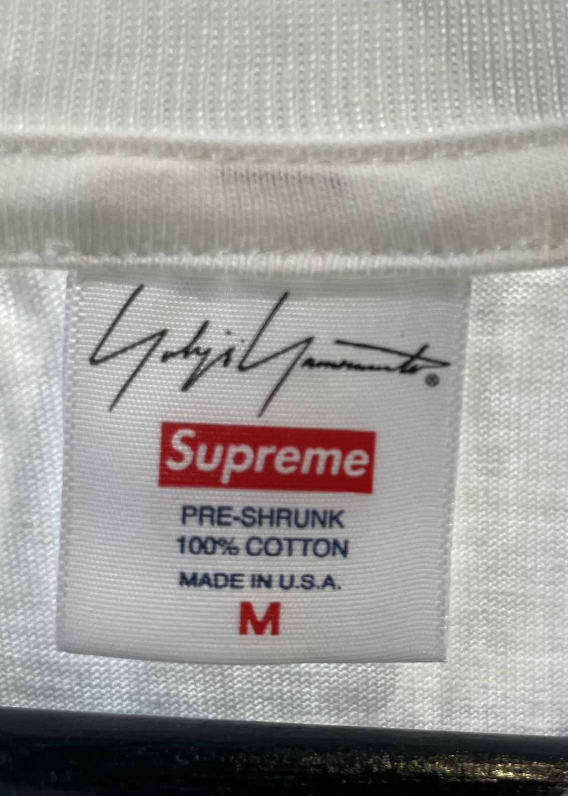 Supreme Supreme Yohji Yamamoto Scribble Portrait Tee Size US M / EU 48-50 / 2 - 4 Thumbnail