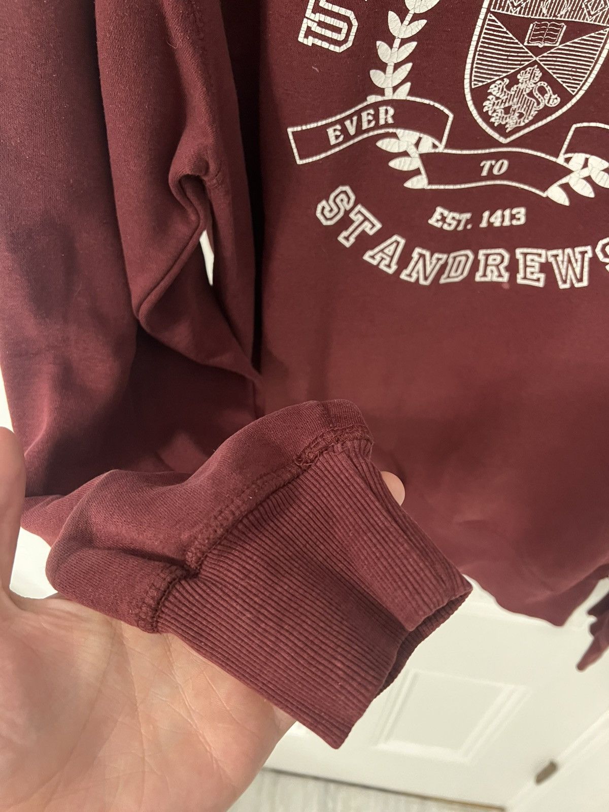 Vintage University of St. Andrew’s Sweatshirt Size US XL / EU 56 / 4 - 4 Thumbnail